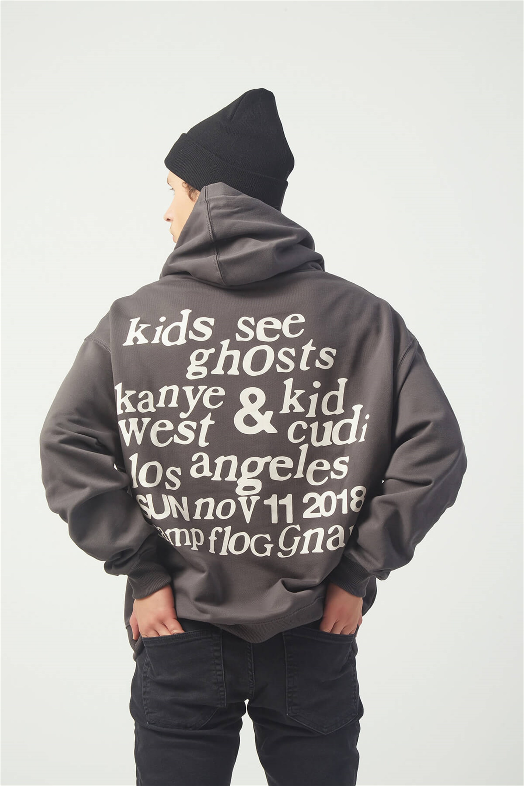 Trendiz Ksg Oversıze Sweatshirt Hoodie Koyugrı TR30022
