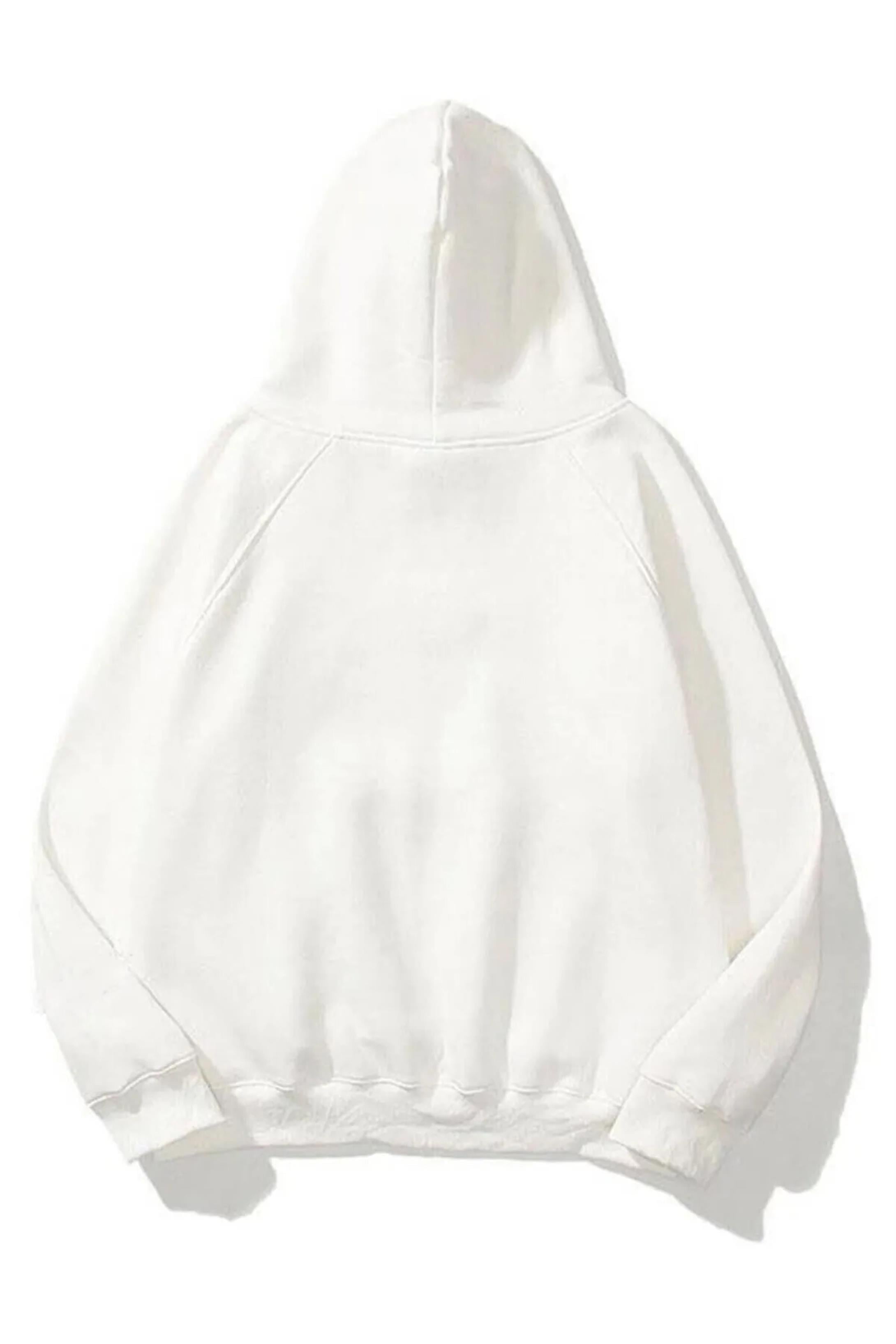 Trendiz Unisex 303 Essentials v2 Sweatshirt Hoodie Beyaz