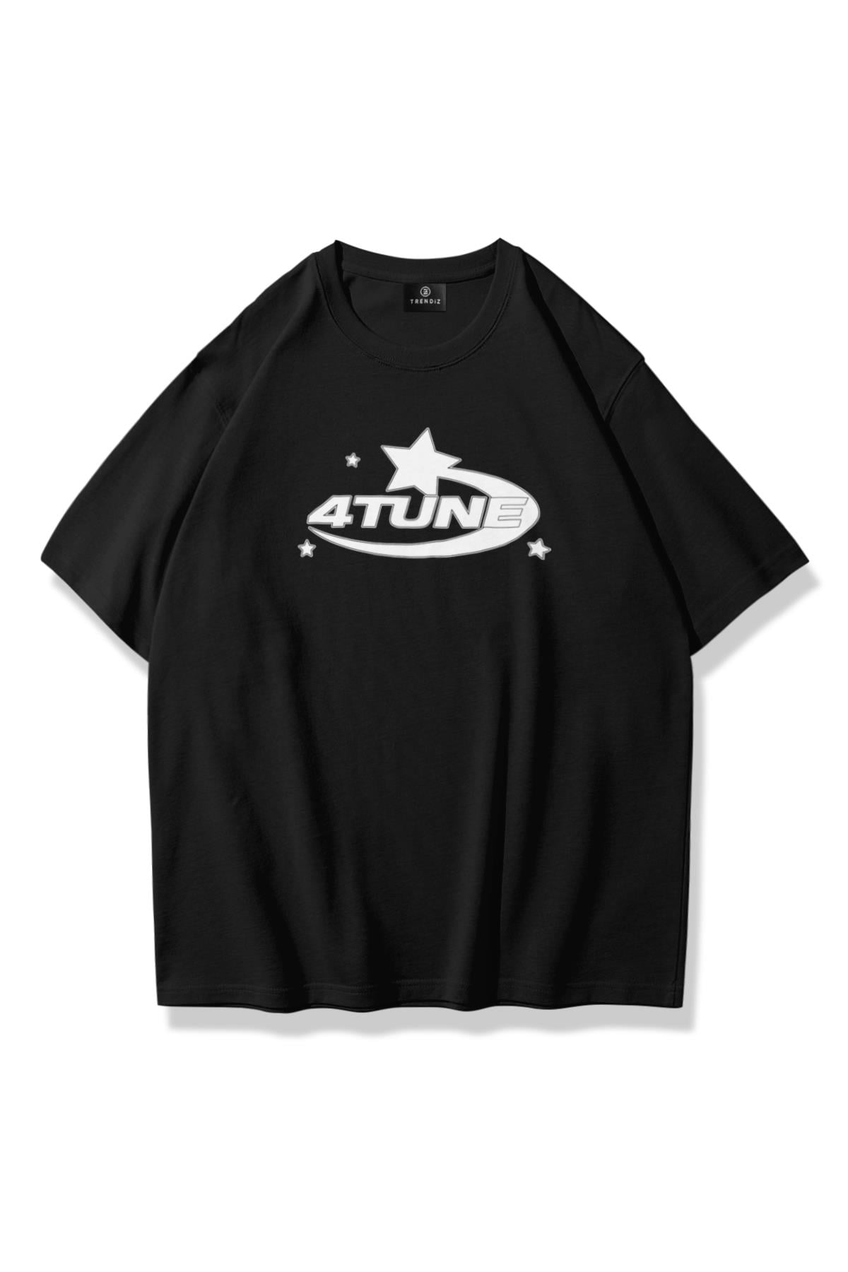 Trendiz Unisex 4Tune Tshirt Siyah