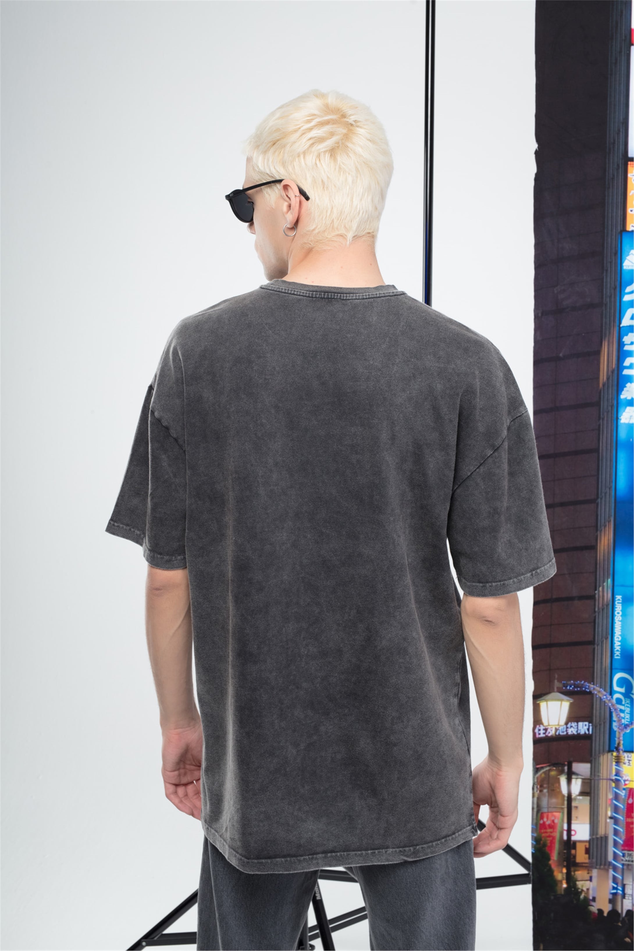 Trendiz Erkek Ac/Dc Tshirt Antrasit