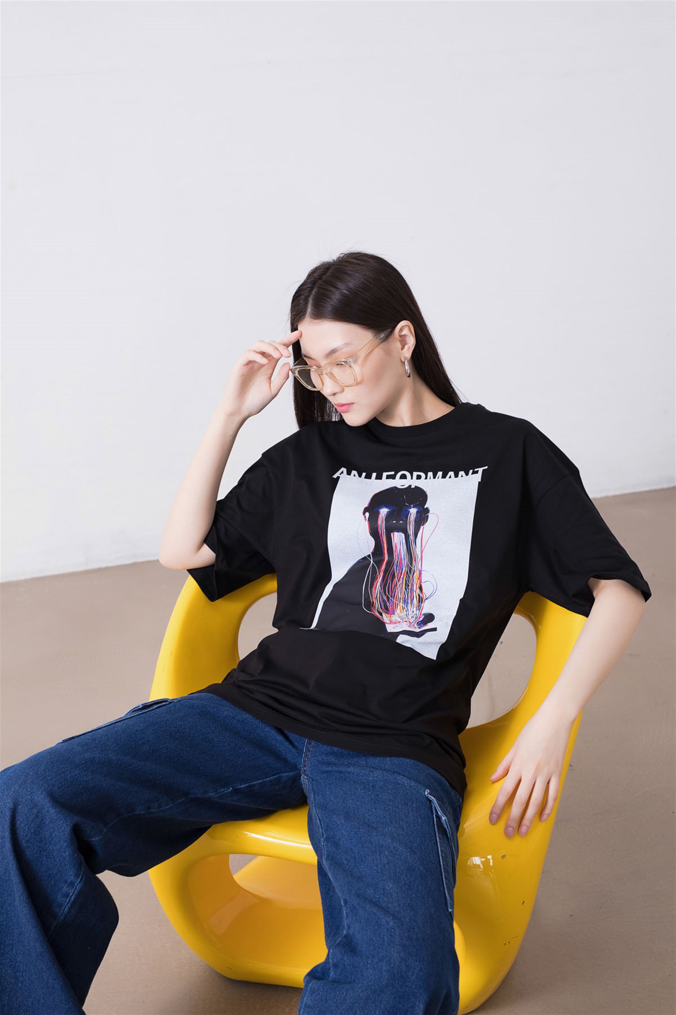 Trendiz Unisex Aniformant Siyah Tshirt