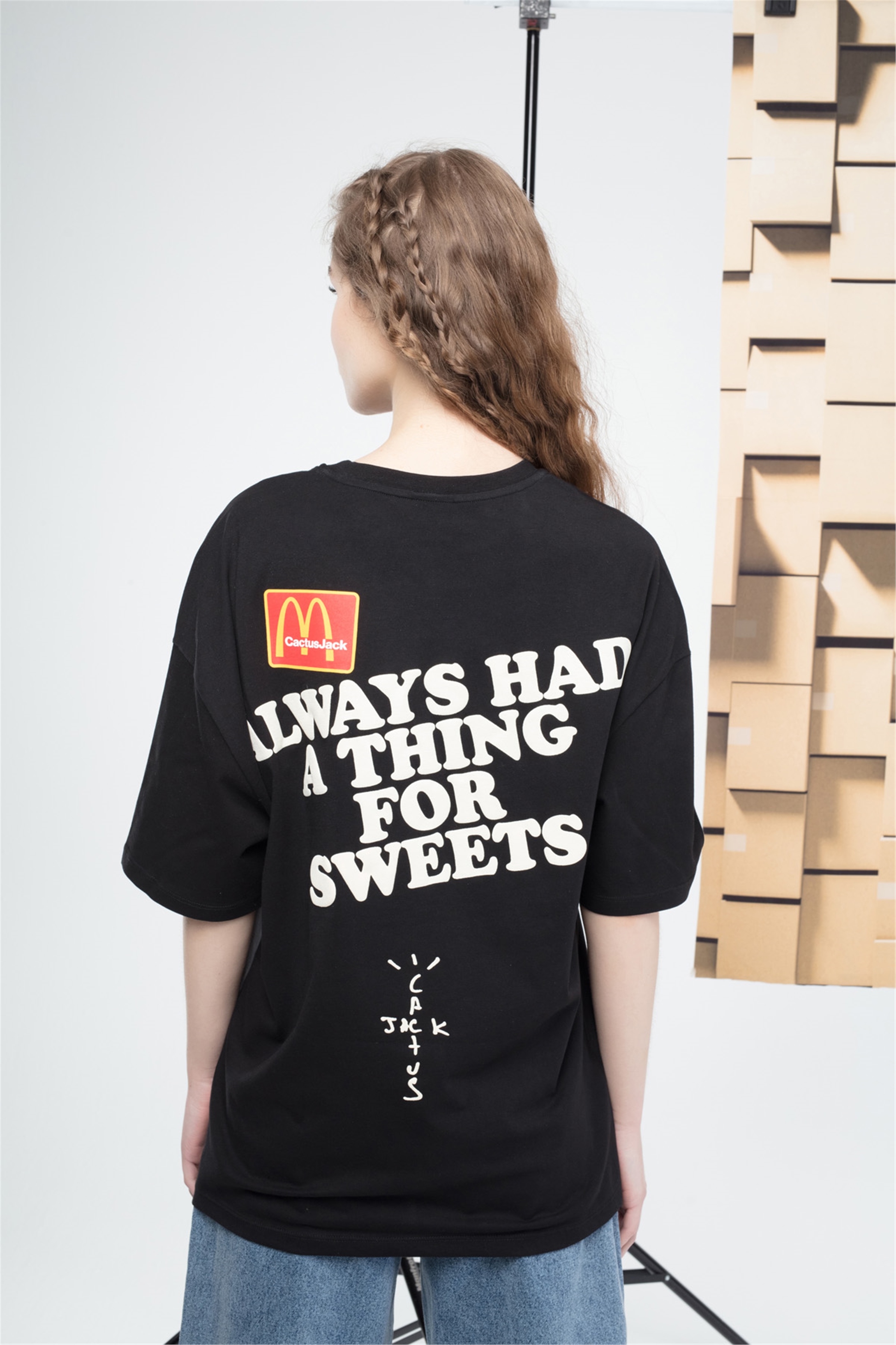 Trendiz Applepie Cactusjack Kadın Tshirt Siyah