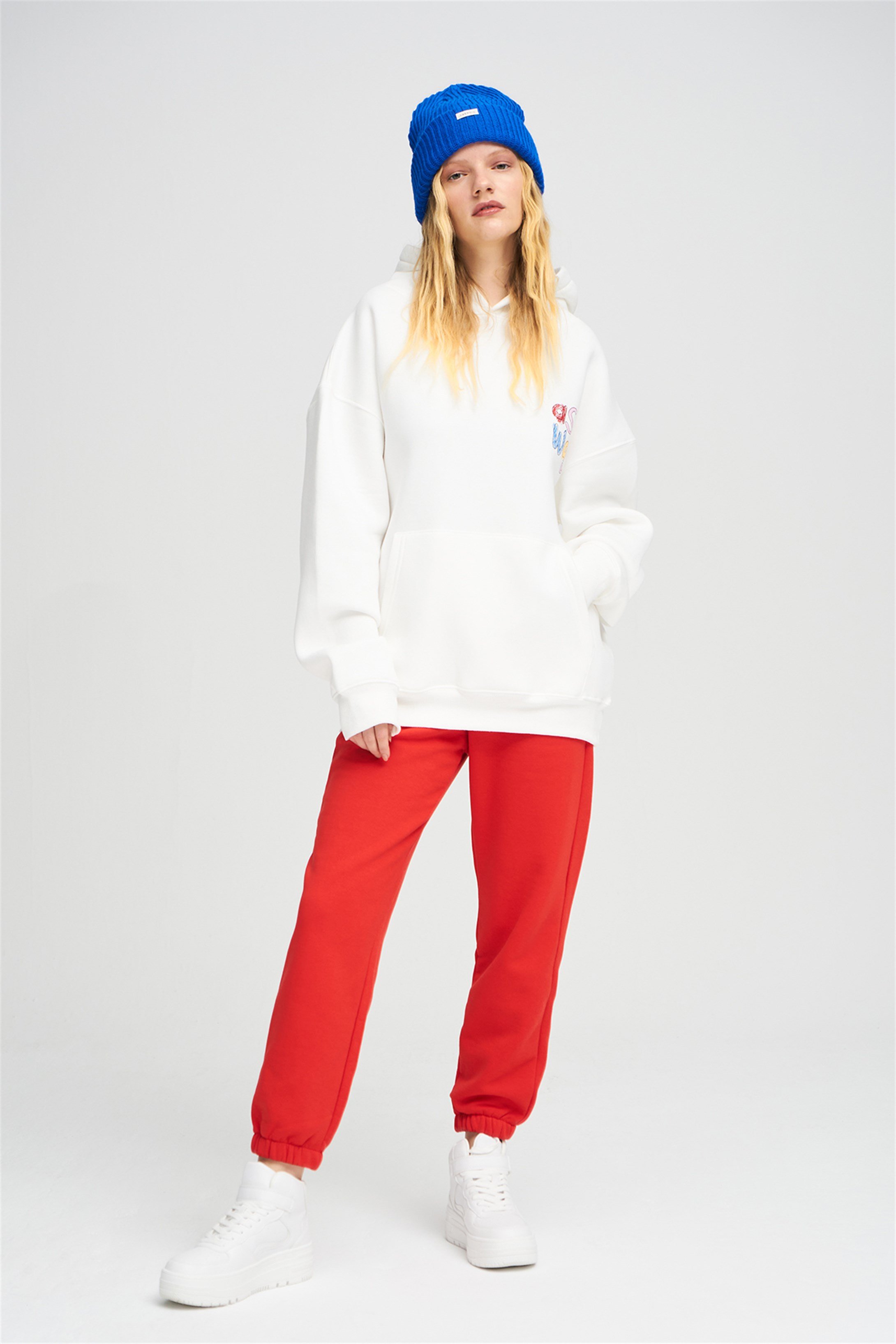 Trendiz Unisex  As İt Was Sweatshirt Hoodie Beyaz