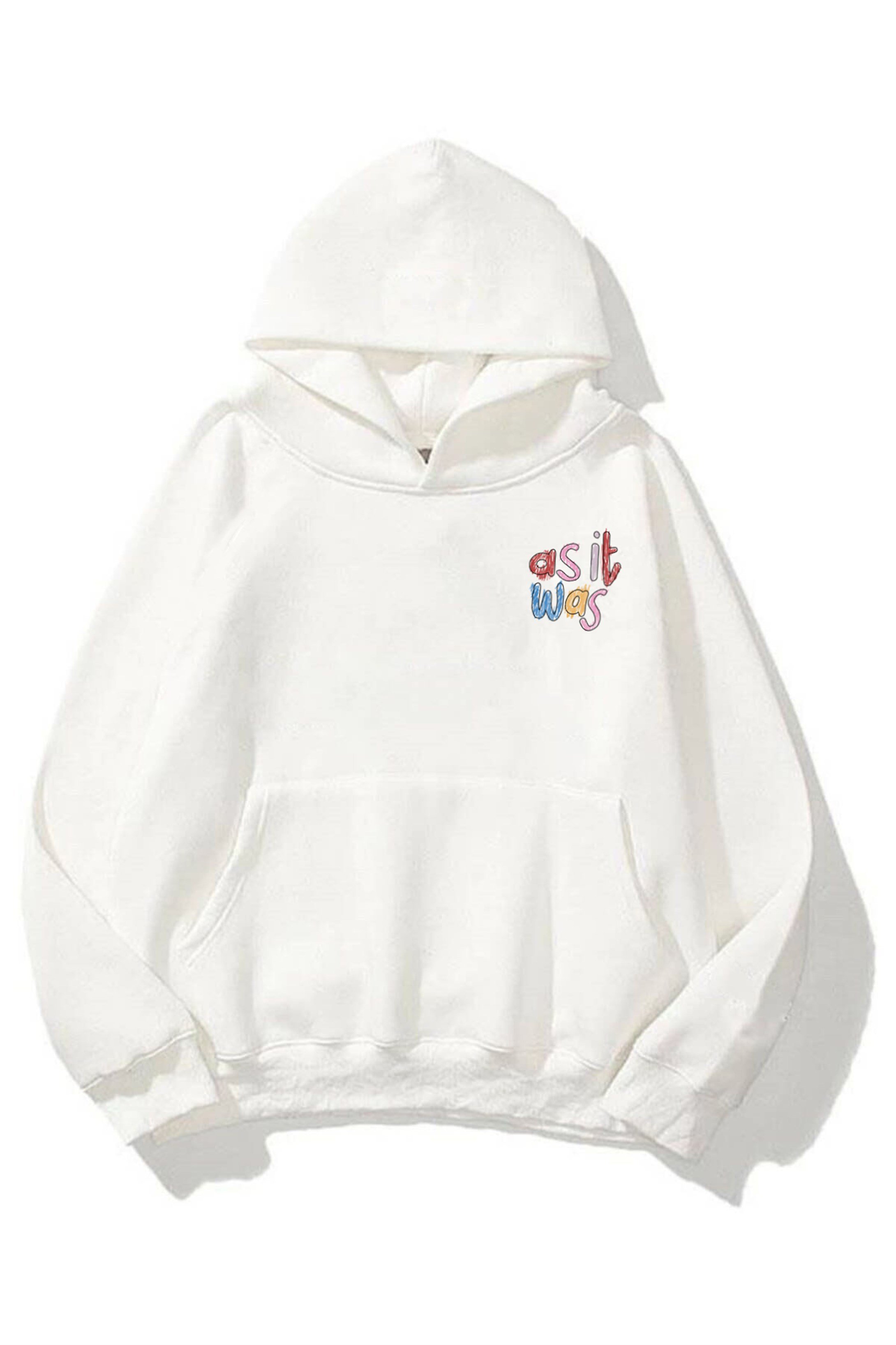 Trendiz Unisex  As İt Was Sweatshirt Hoodie Beyaz