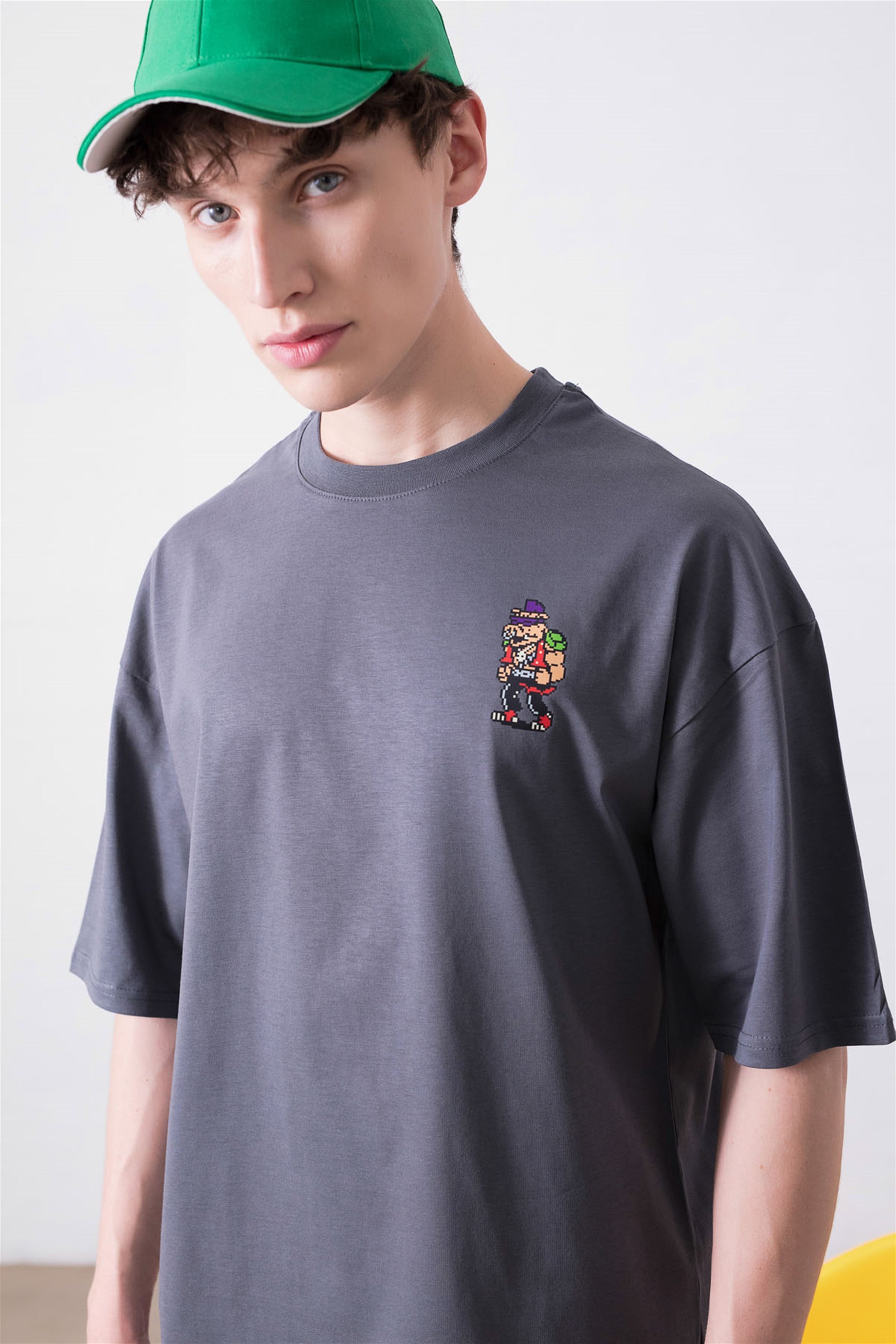 Trendiz Unisex Bebop Ninja Turtles Antrasit Tshirt