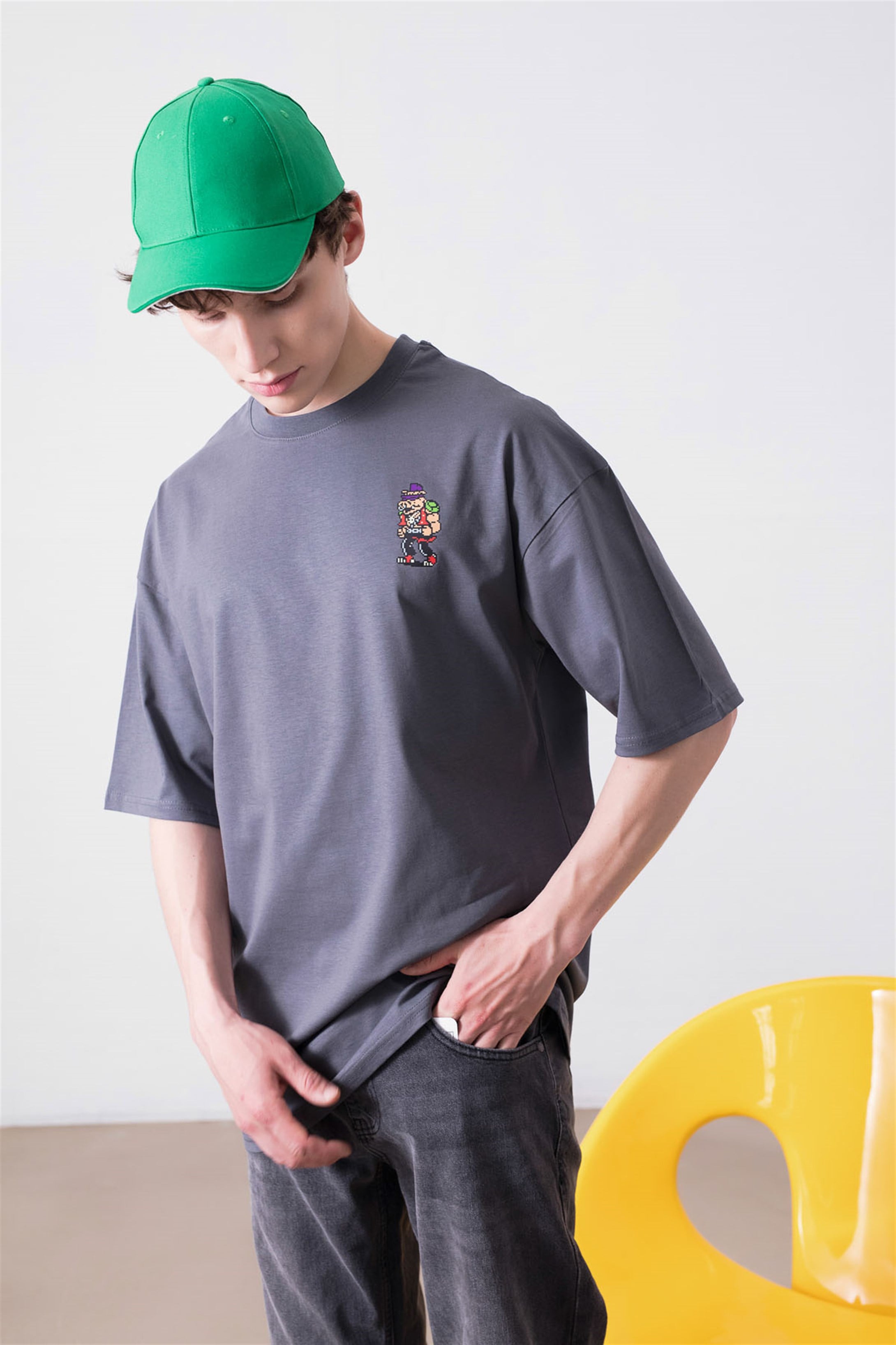 Trendiz Unisex Bebop Ninja Turtles Antrasit Tshirt