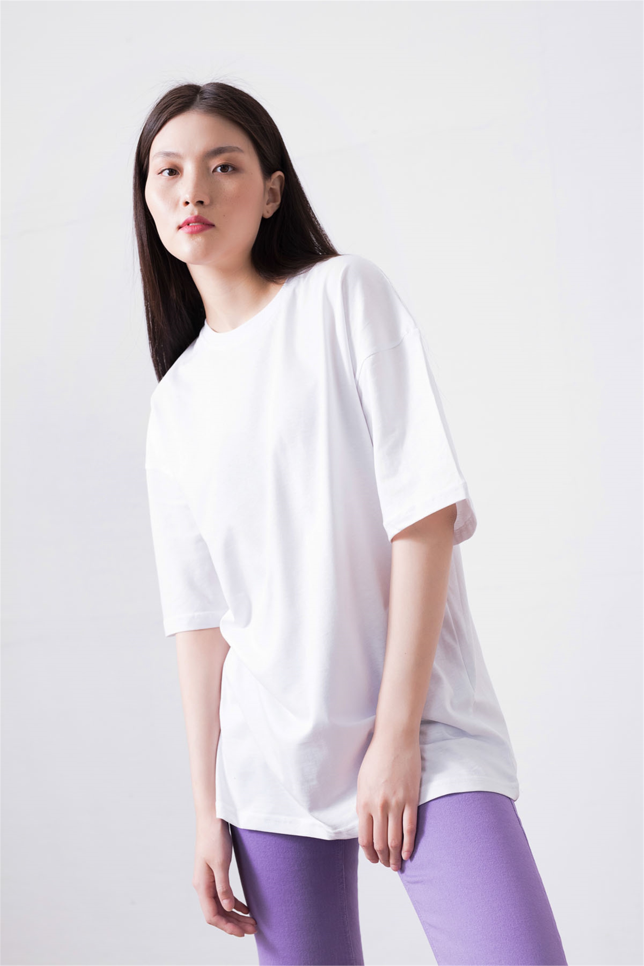 Trendiz Unisex Beyaz Basic Tshirt