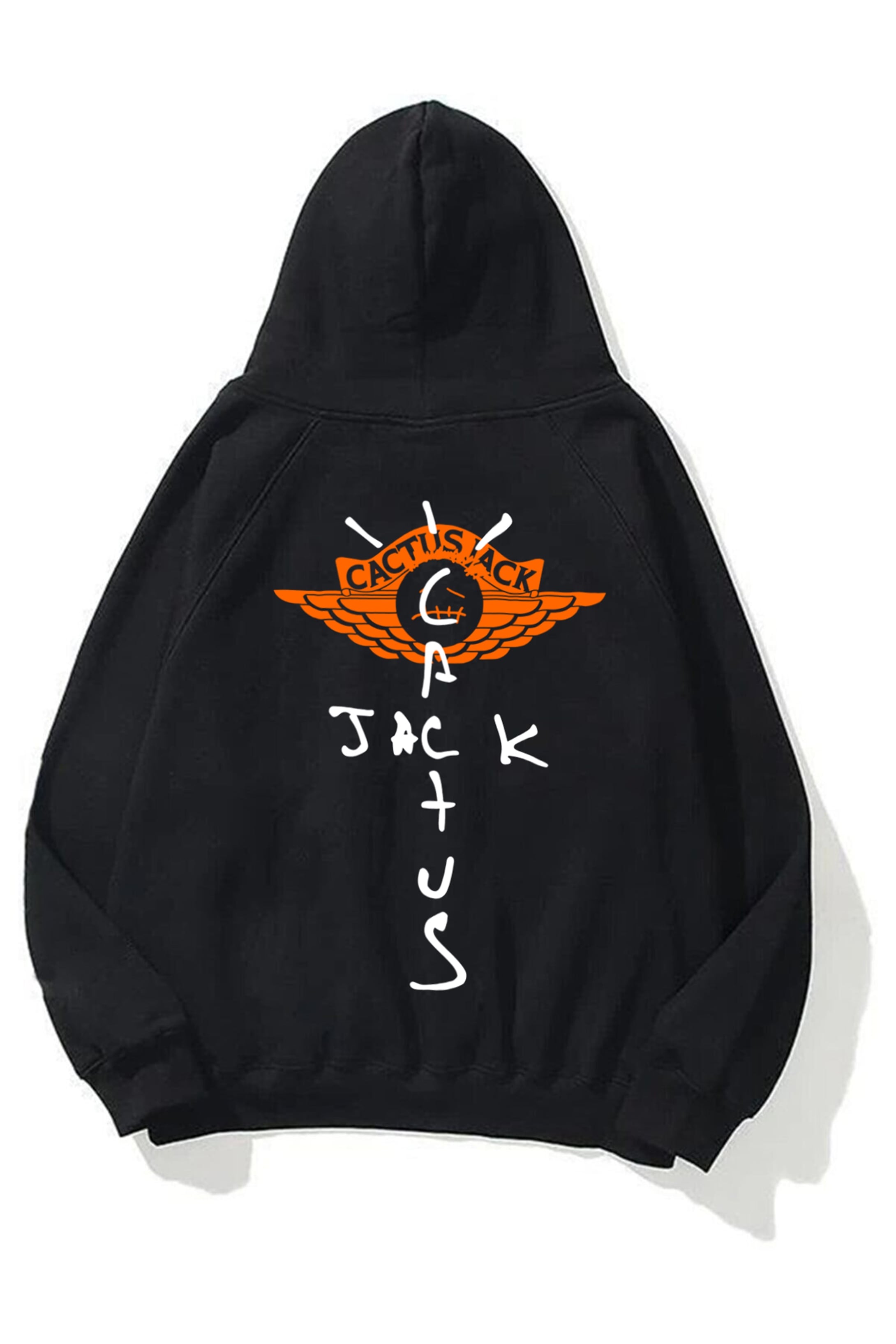 Trendiz Unisex Cactus Jack 101 Siyah Sweatshirt Hoodie