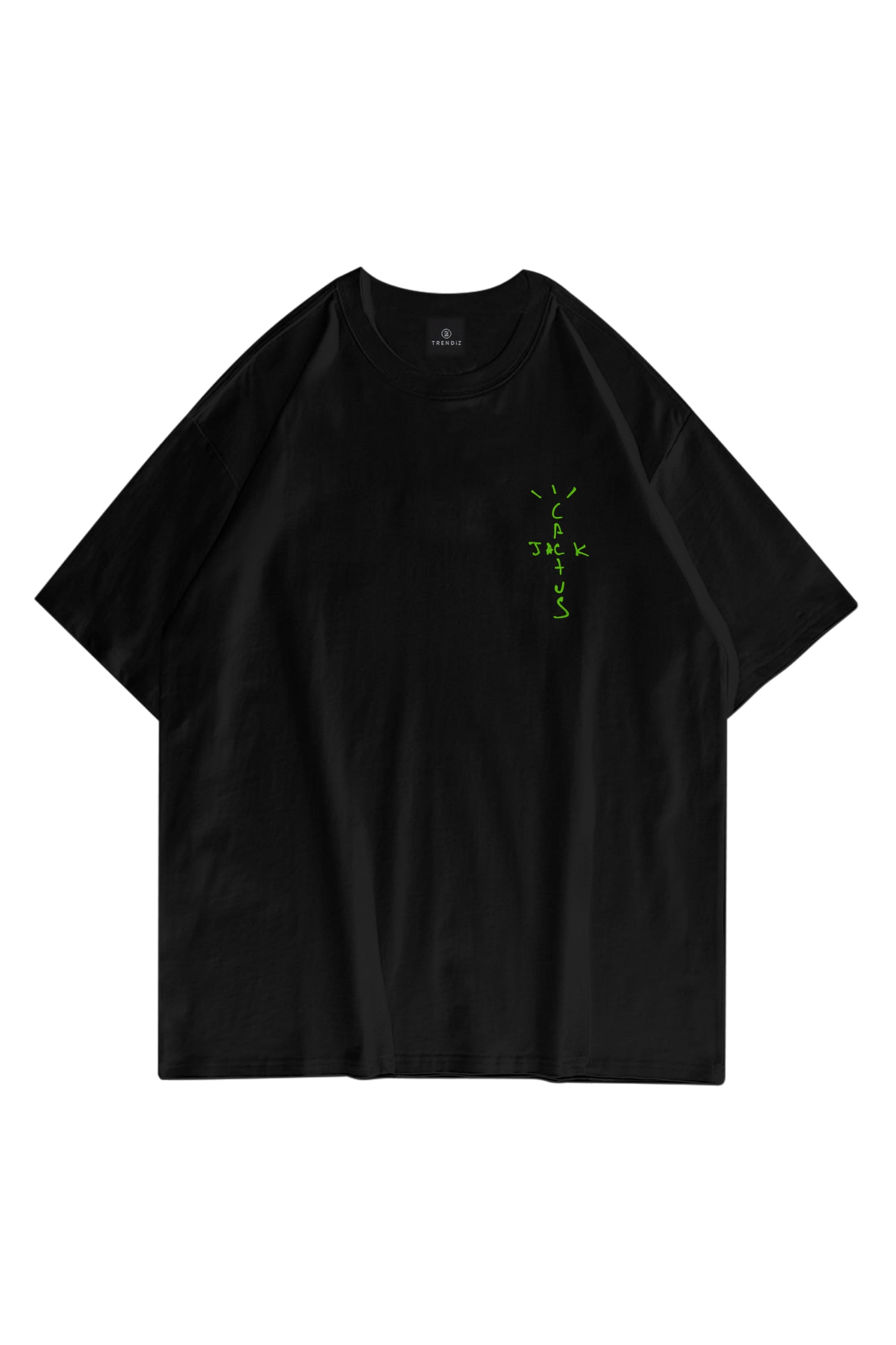 Trendiz Unisex Cactus Jack Air Siyah Tshirt