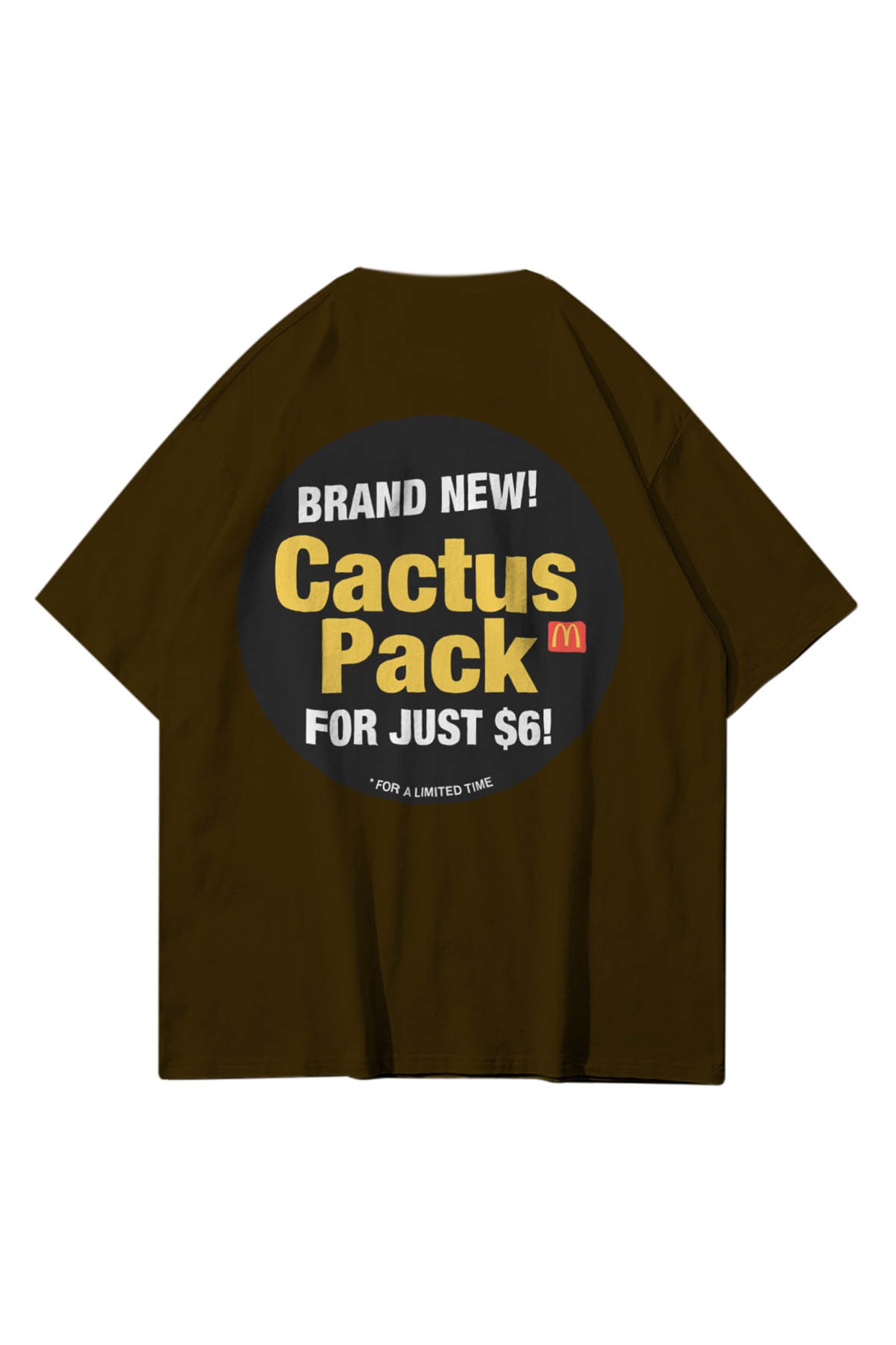Trendiz Unisex Cactus Pack Kahverengi Tshirt