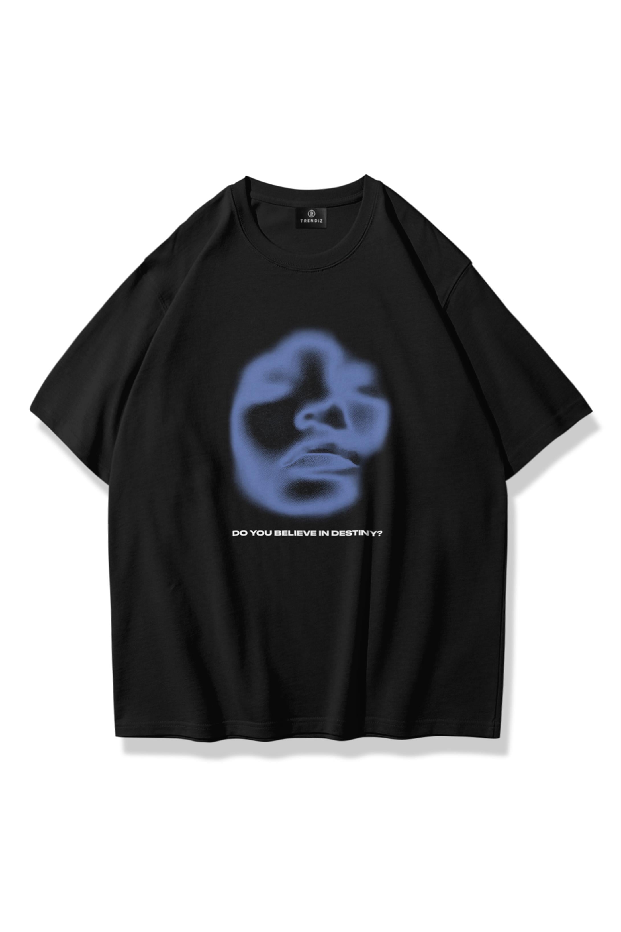 Trendiz Unisex Destiny Tshirt Siyah