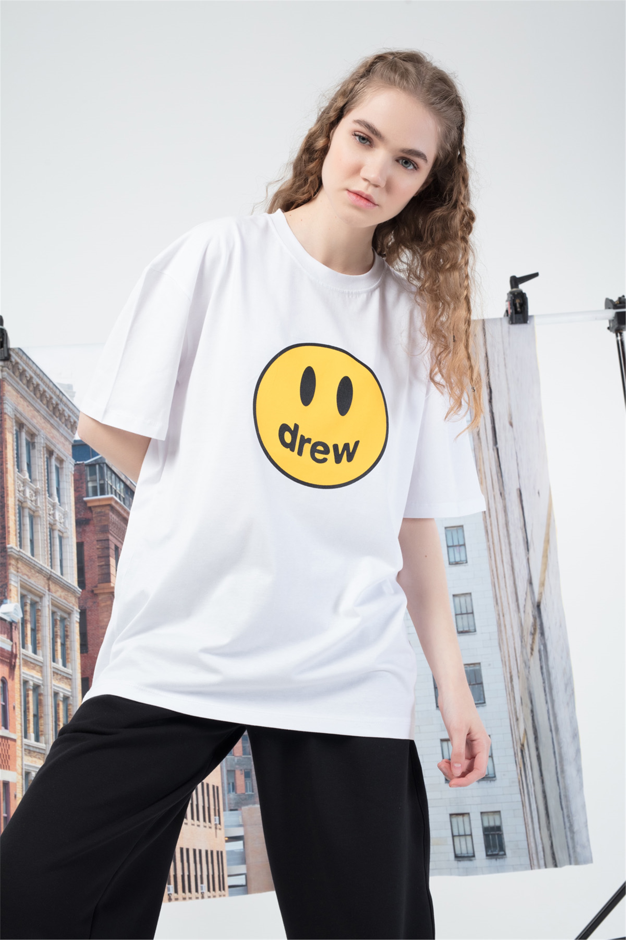 Trendiz Kadın Drew Tshirt Beyaz