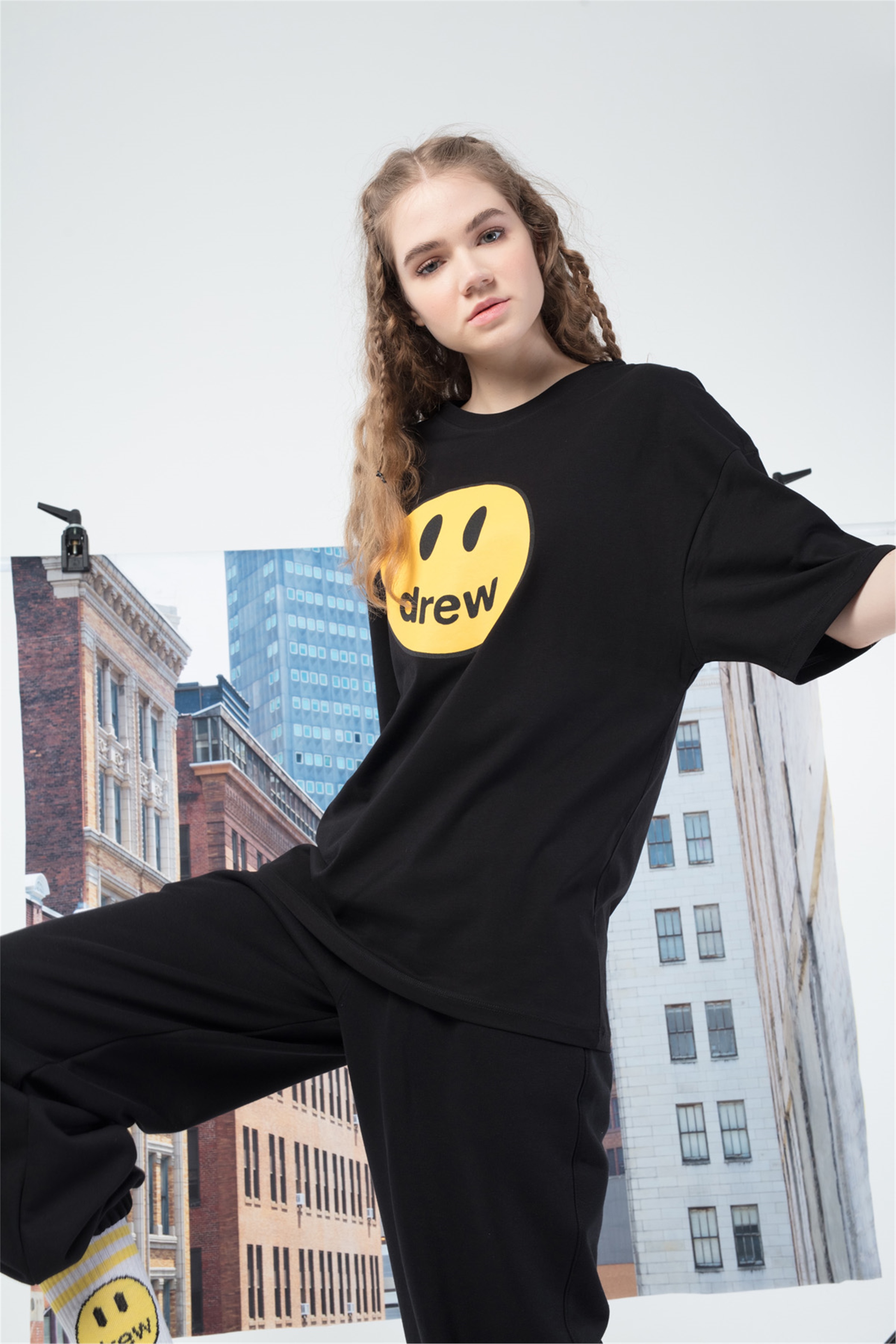 Trendiz Kadın Drew Tshirt Siyah