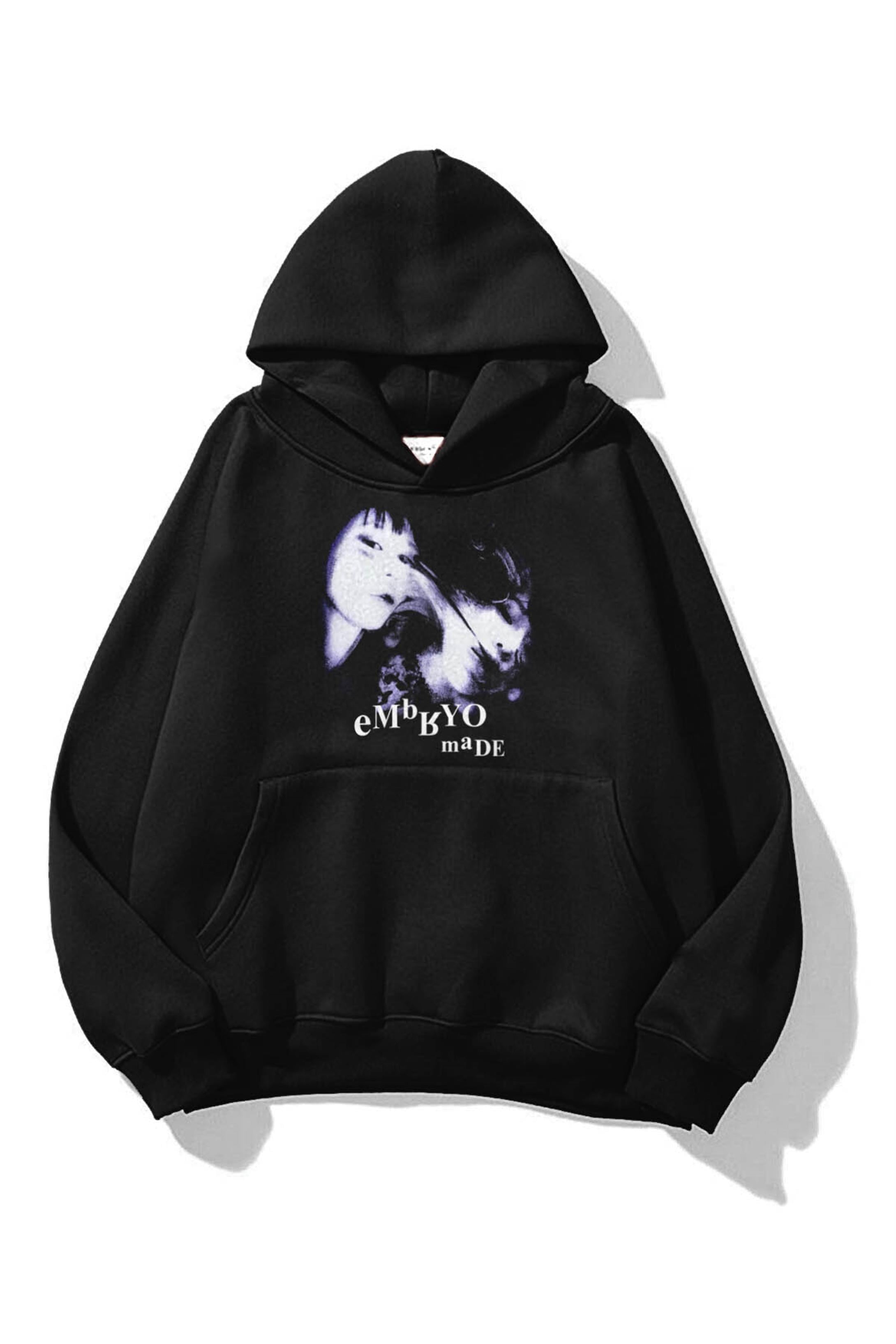 Trendiz Unisex Embryo By Sweatshirt Hoodie Siyah