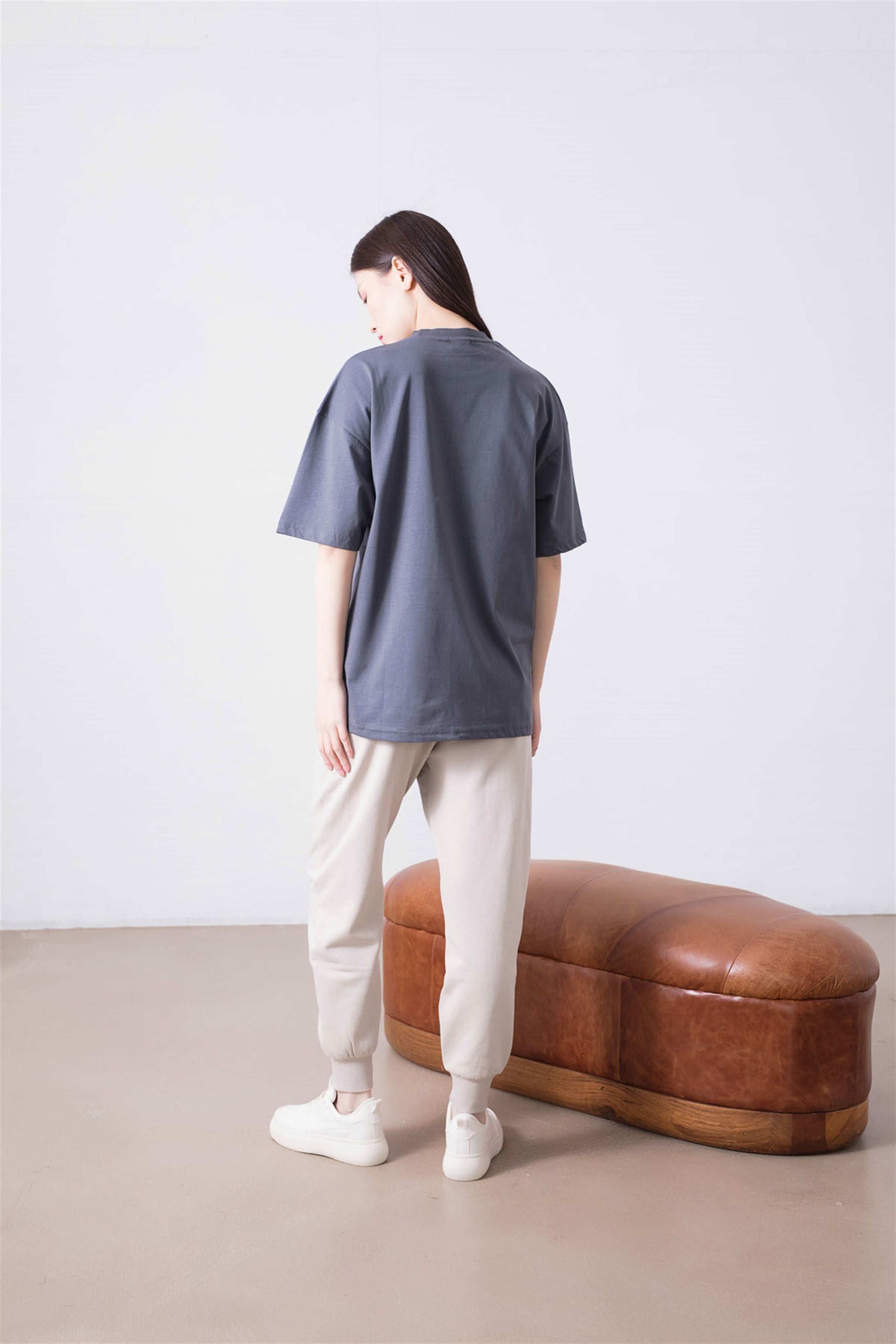 Trendiz Unisex Essentials Antrasit Tshirt