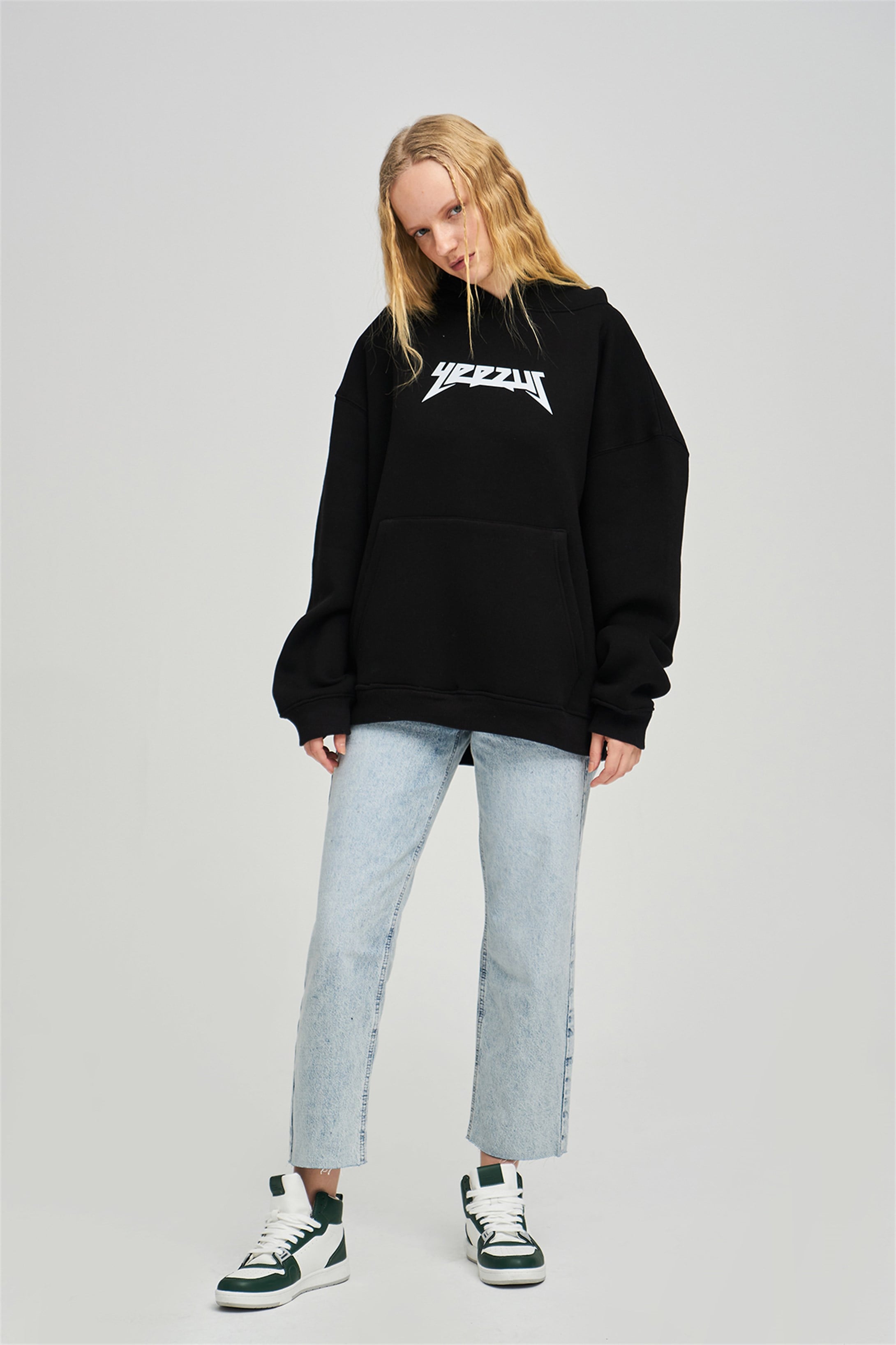 Trendiz Unisex God Wants You Yeezus Siyah Sweatshirt Hoodie