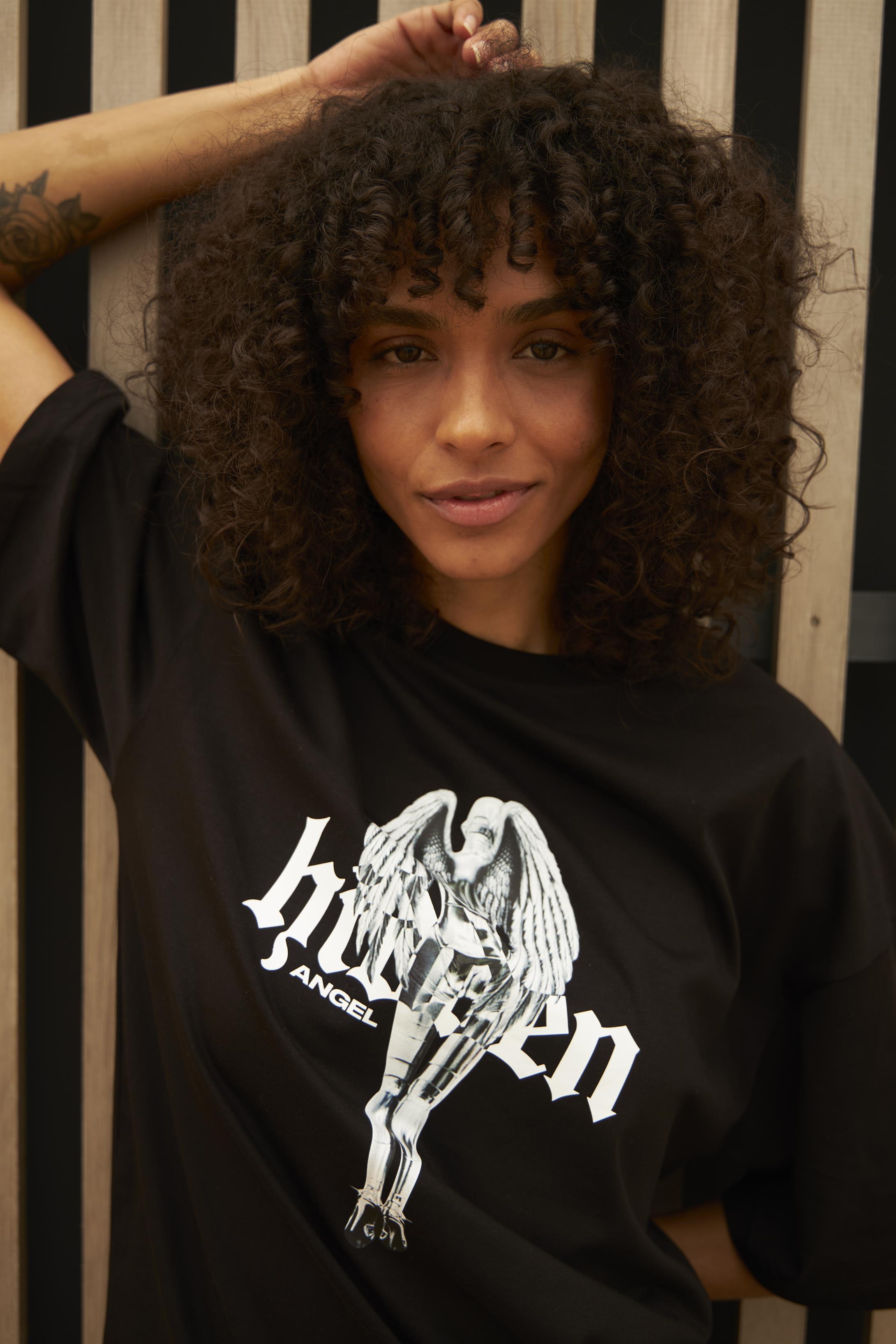 Trendiz Unisex Hidden Siyah Tshirt