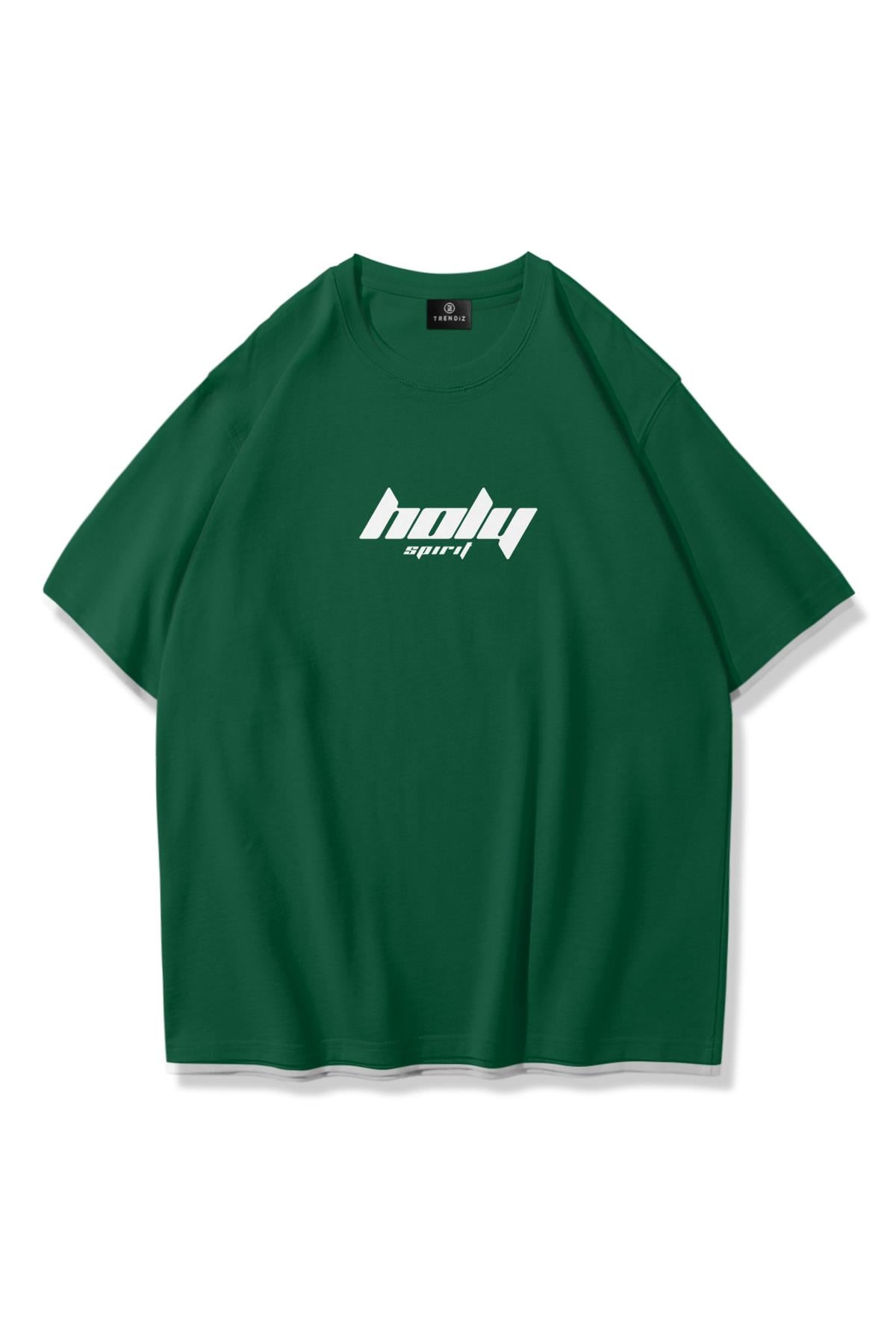 Trendiz Unisex Holy Spirit Tshirt Yeşil