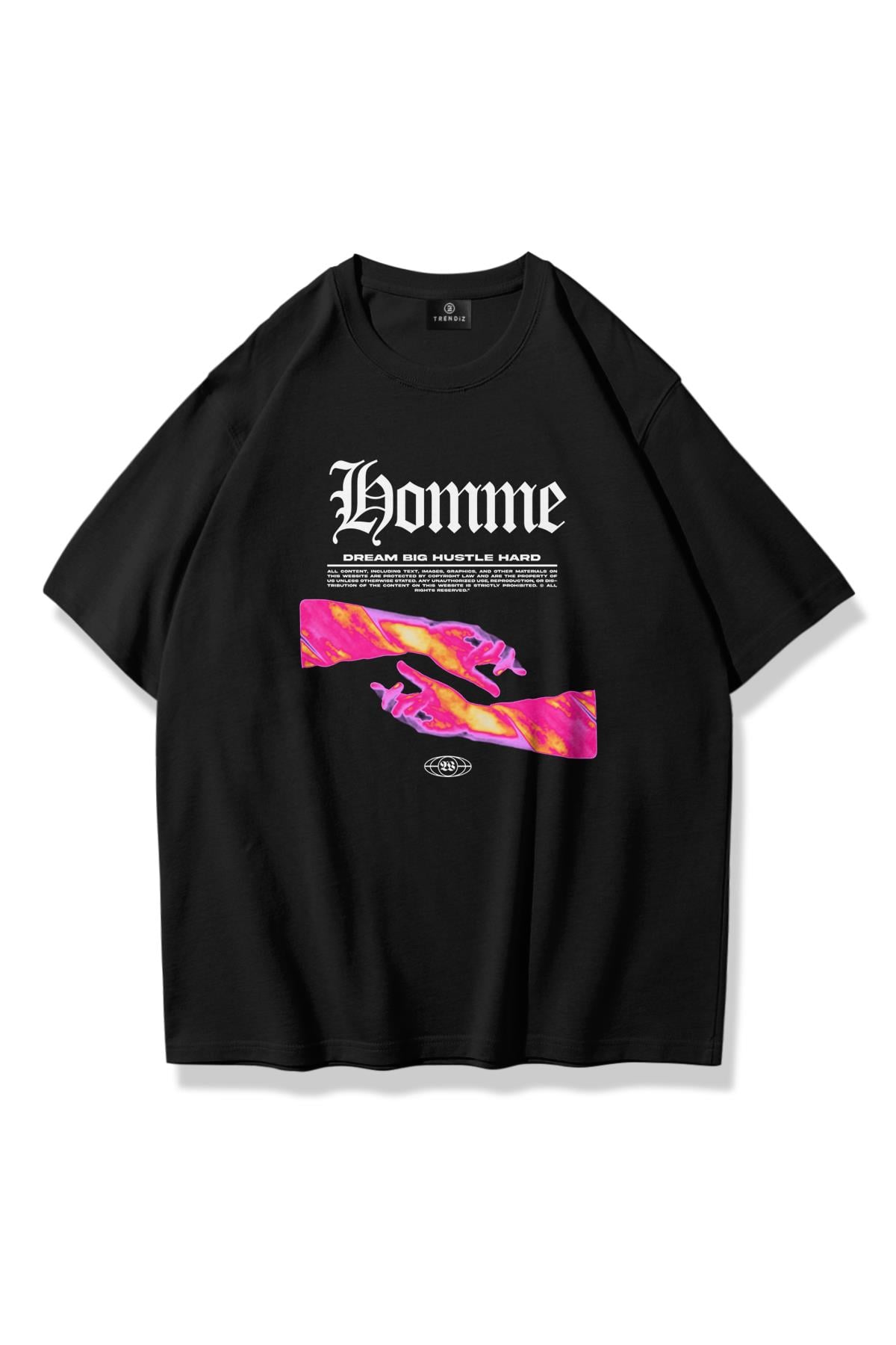 Trendiz Unisex Homme Tshirt Siyah