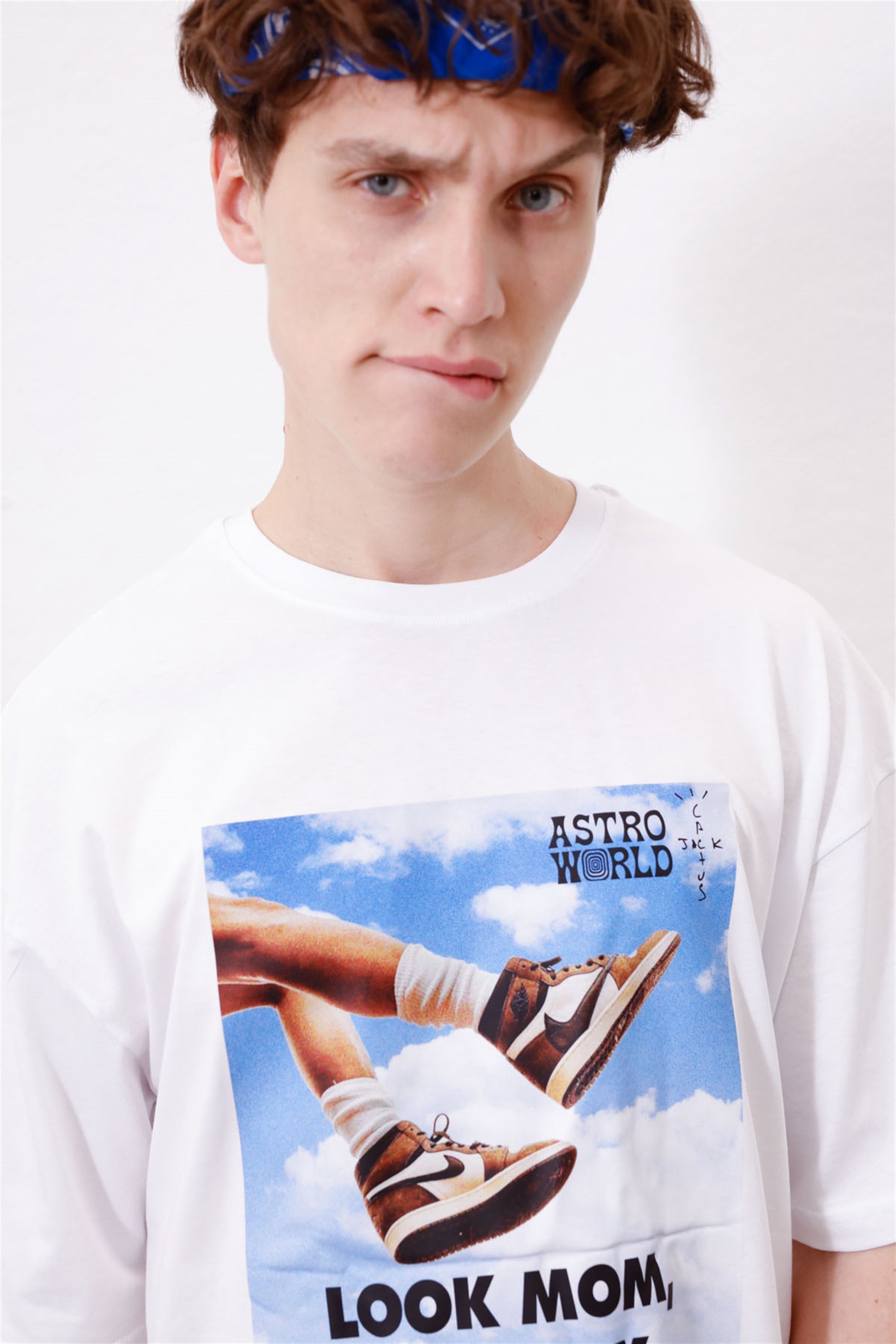 Trendiz Unisex I Can Fly Air Beyaz Tshirt
