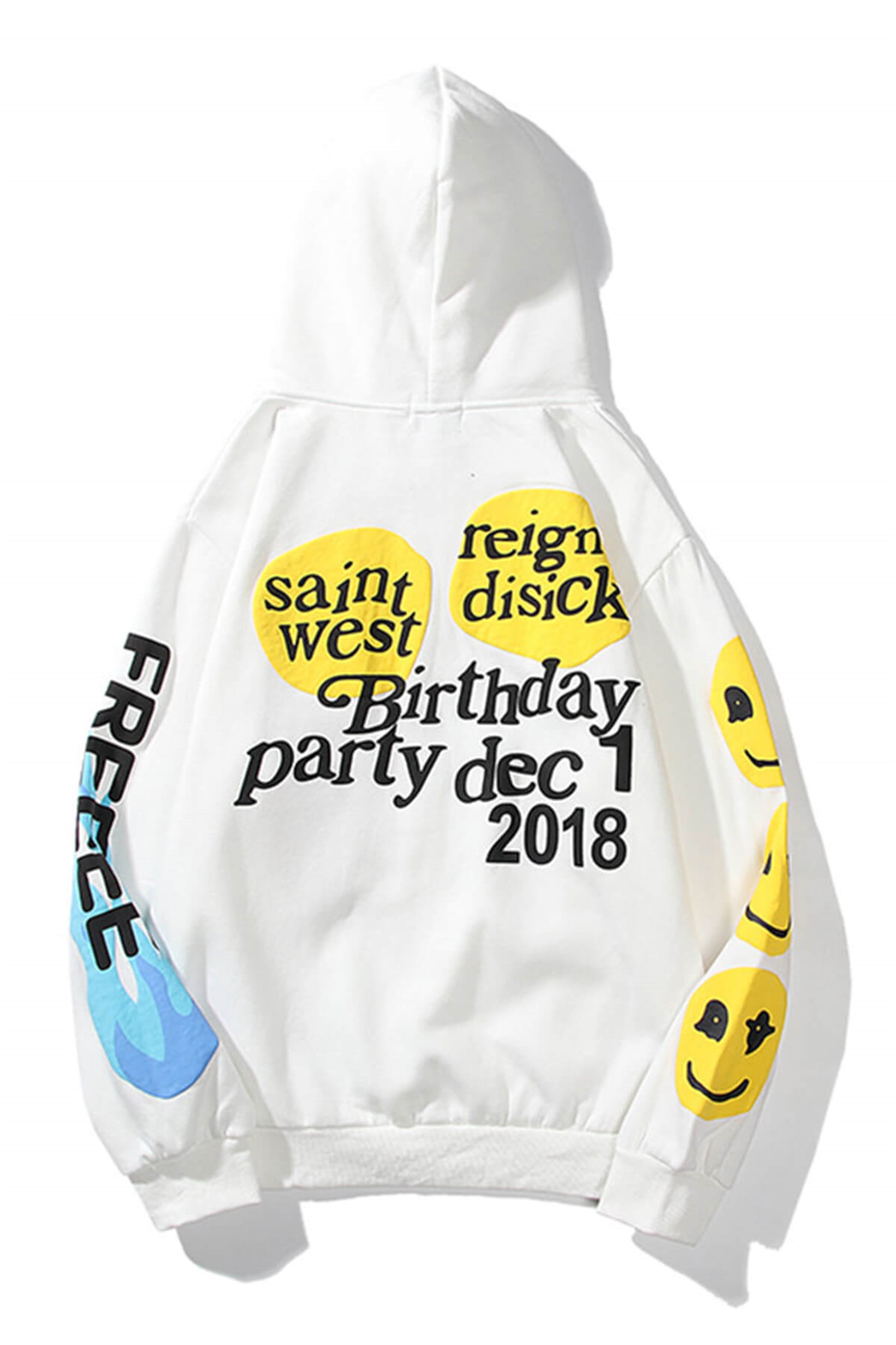 Trendiz Unisex Its My Birthday Beyaz Sweatshirt Hoodie