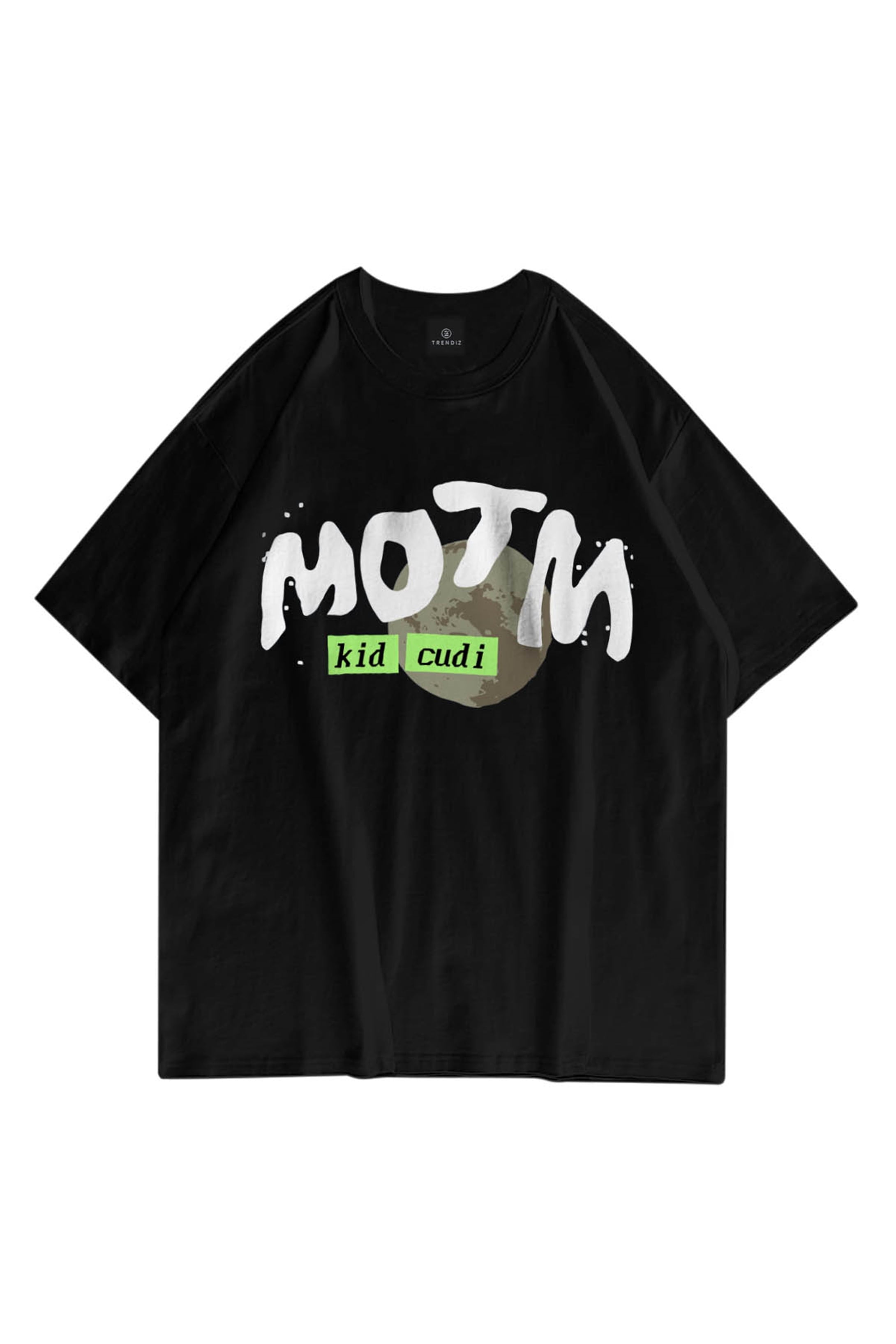 Trendiz Unisex Kid Cudi Man of the Moon 3 Siyah Tshirt