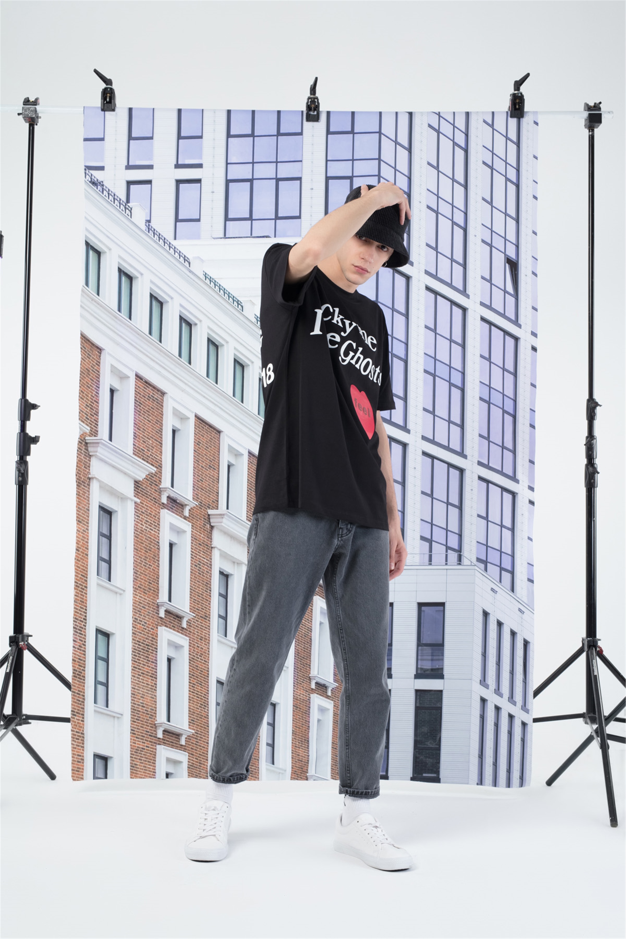 Trendiz Erkek Luckyme Tshirt Siyah
