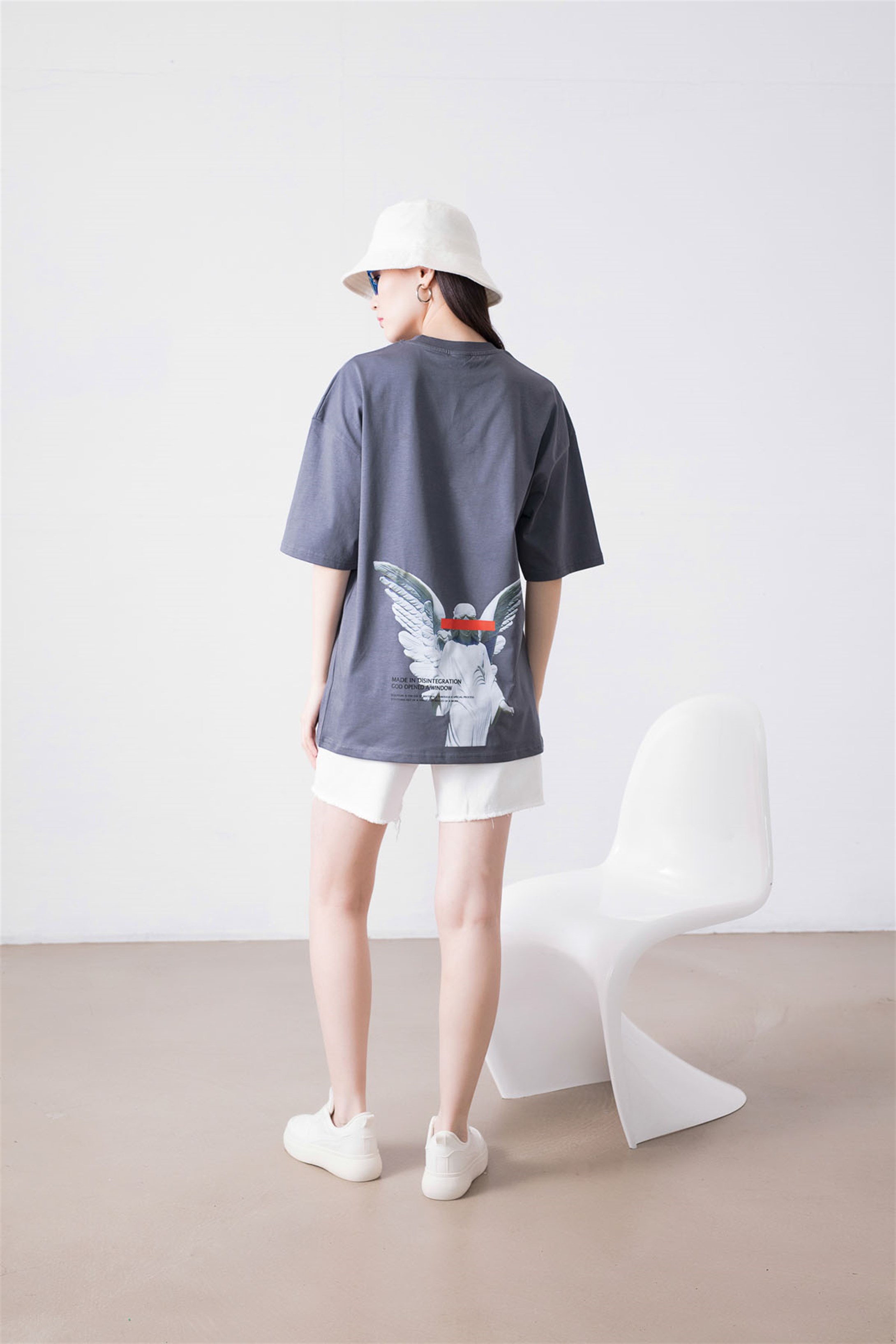 Trendiz Unisex Made in Disintegration Antrasit Tshirt