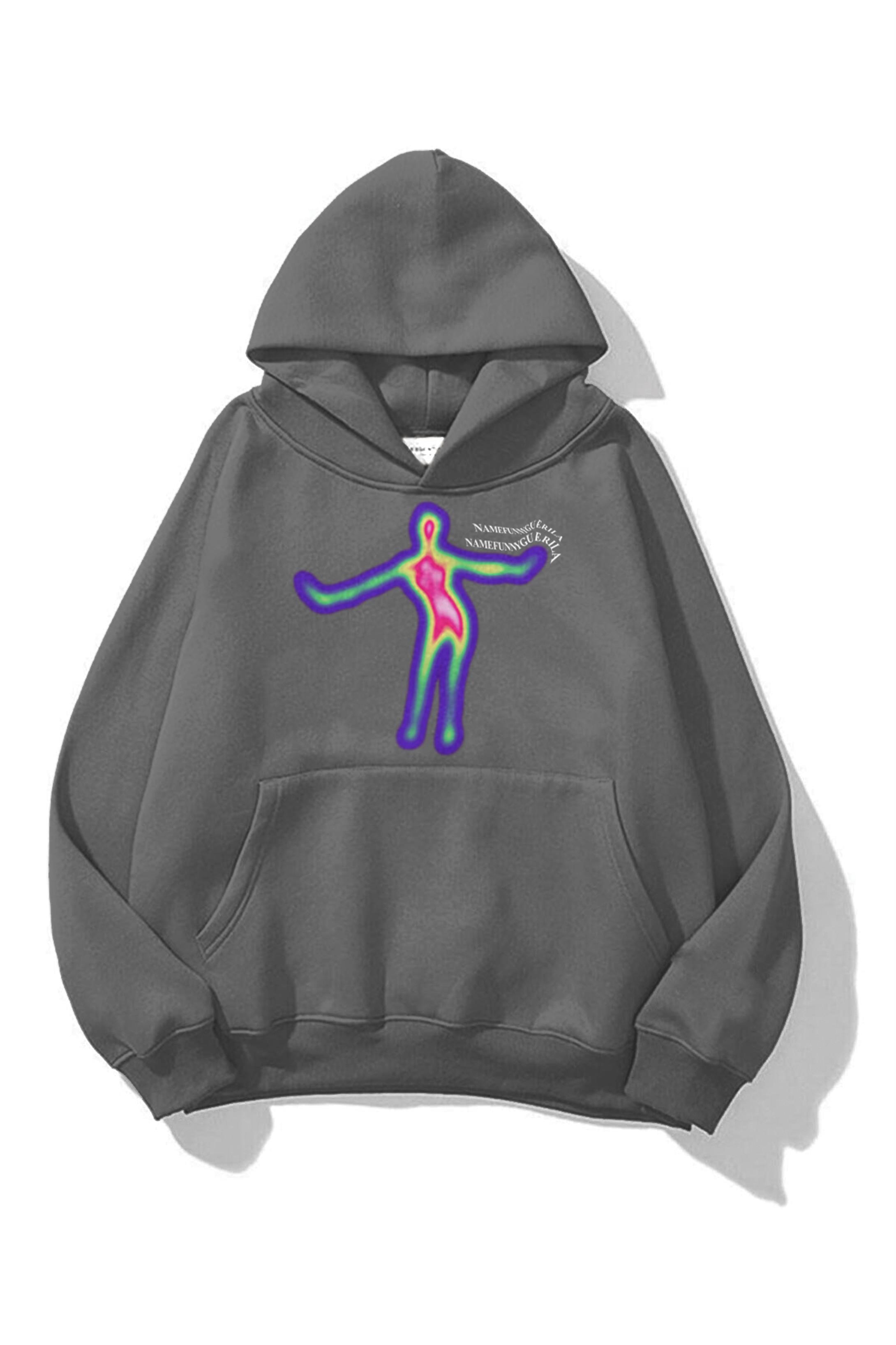 Trendiz Unisex Name Funny Sweatshirt Hoodie Antrasit