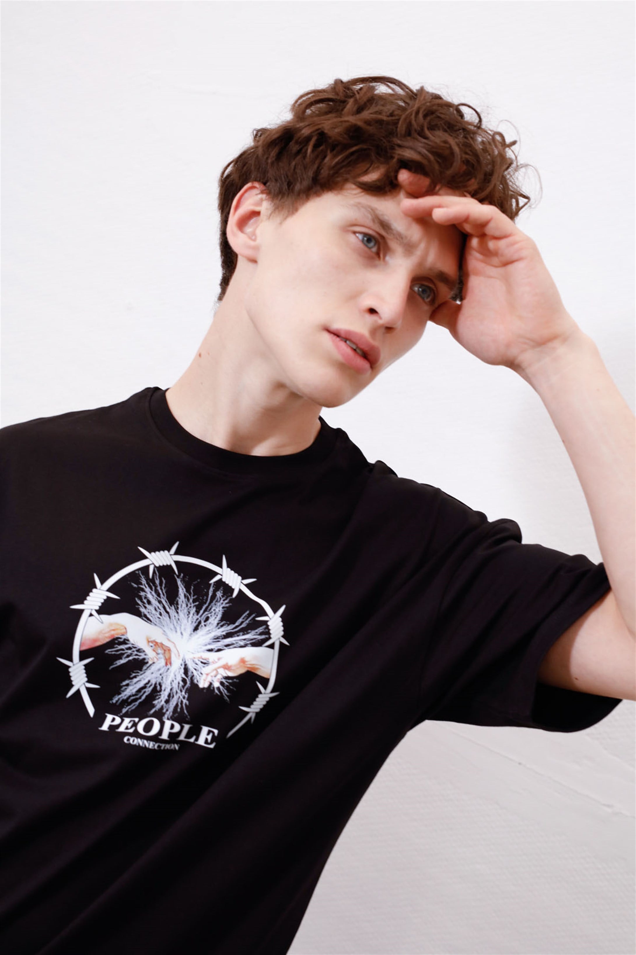 Trendiz Unisex People Connection Siyah Tshirt