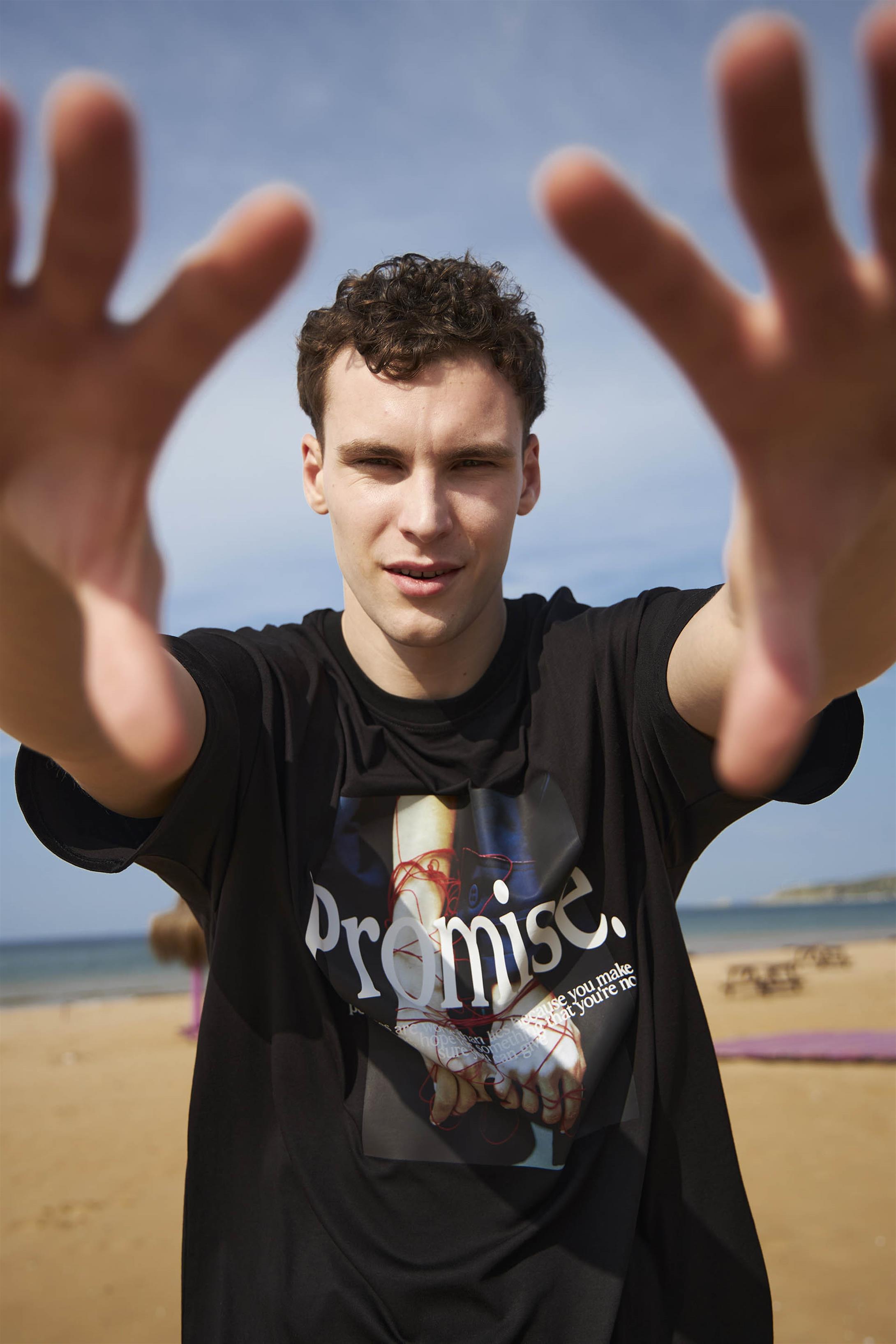 Trendiz Unisex Promise Tshirt Siyah