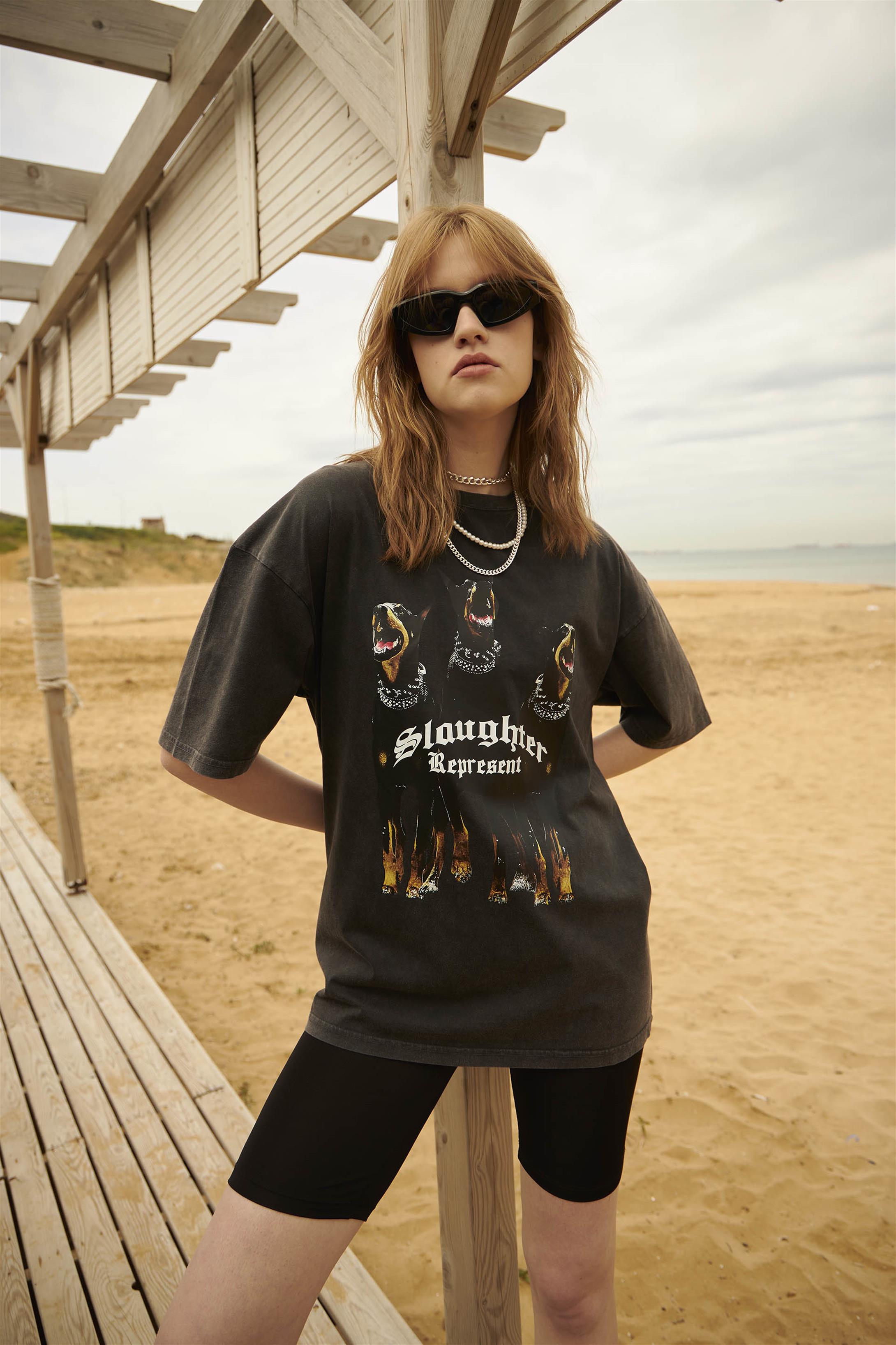 Trendiz Unisex Represent Yıkamalı Tshirt 