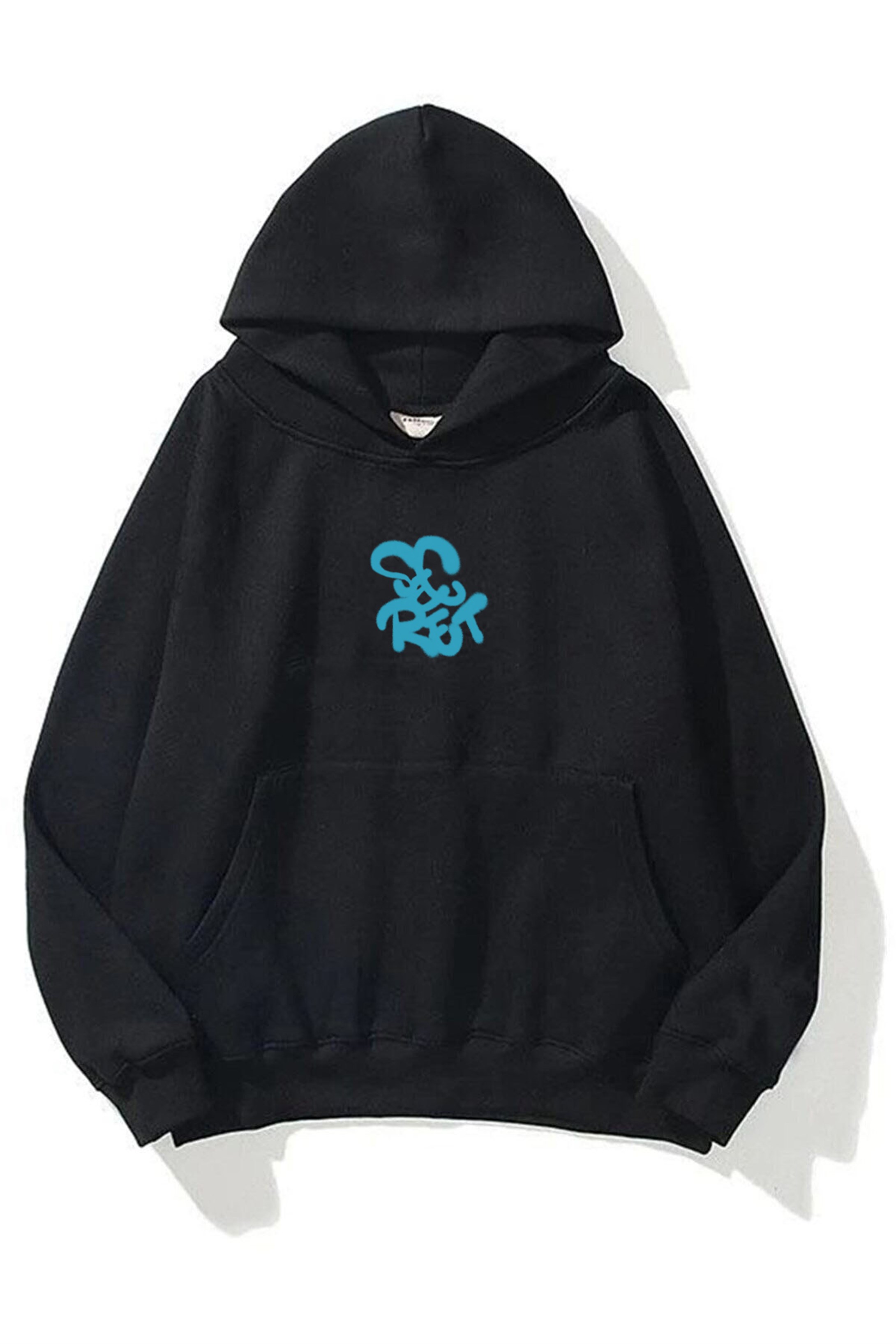 Trendiz Unisex Secret Sweatshirt Hoodie Siyah