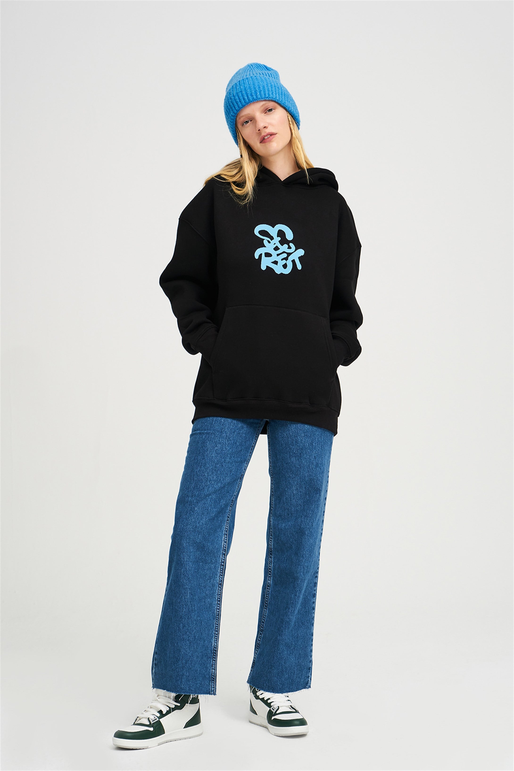 Trendiz Unisex Secret Sweatshirt Hoodie Siyah