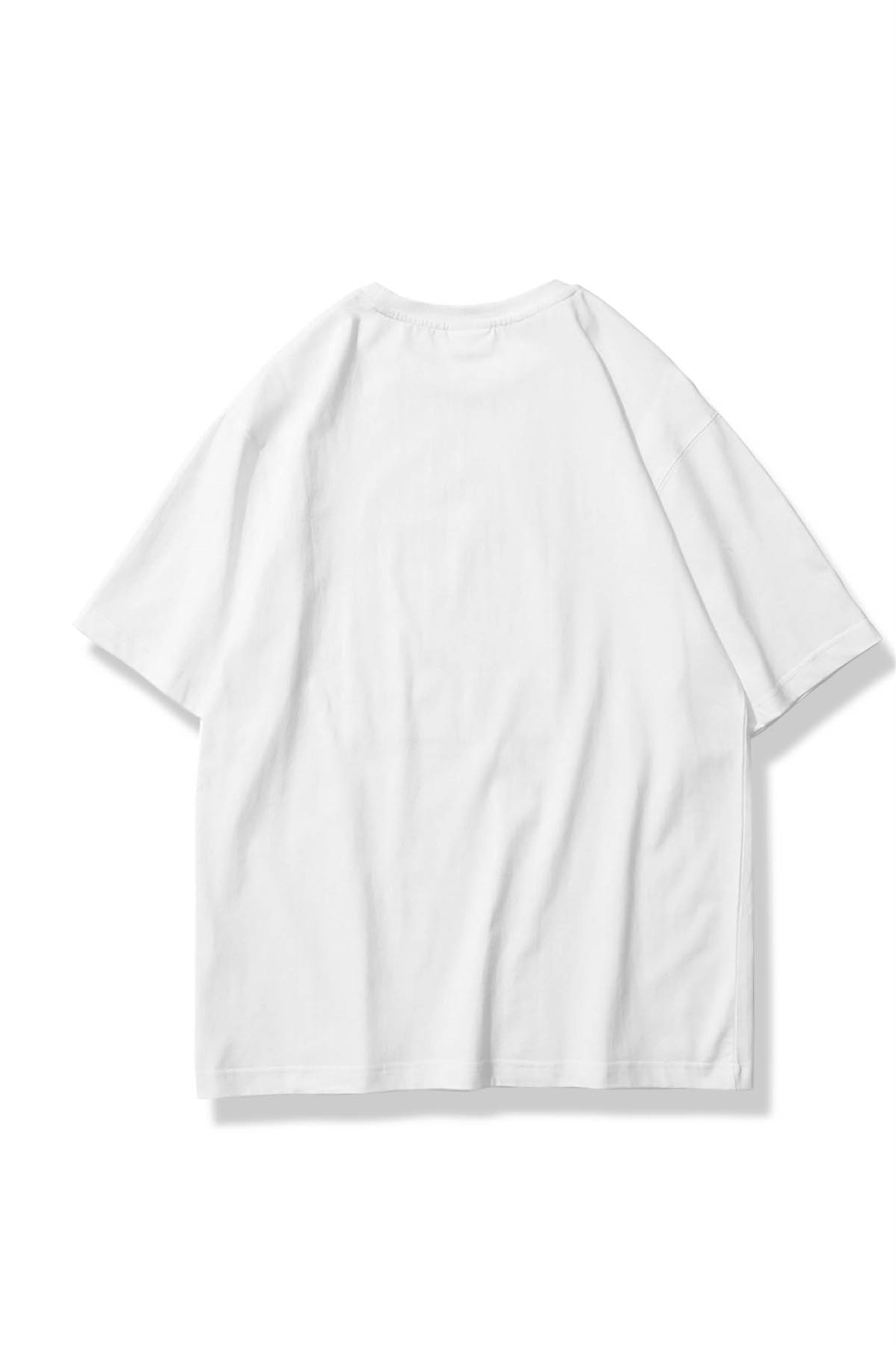 Trendiz Unisex Shadows Tshirt Beyaz