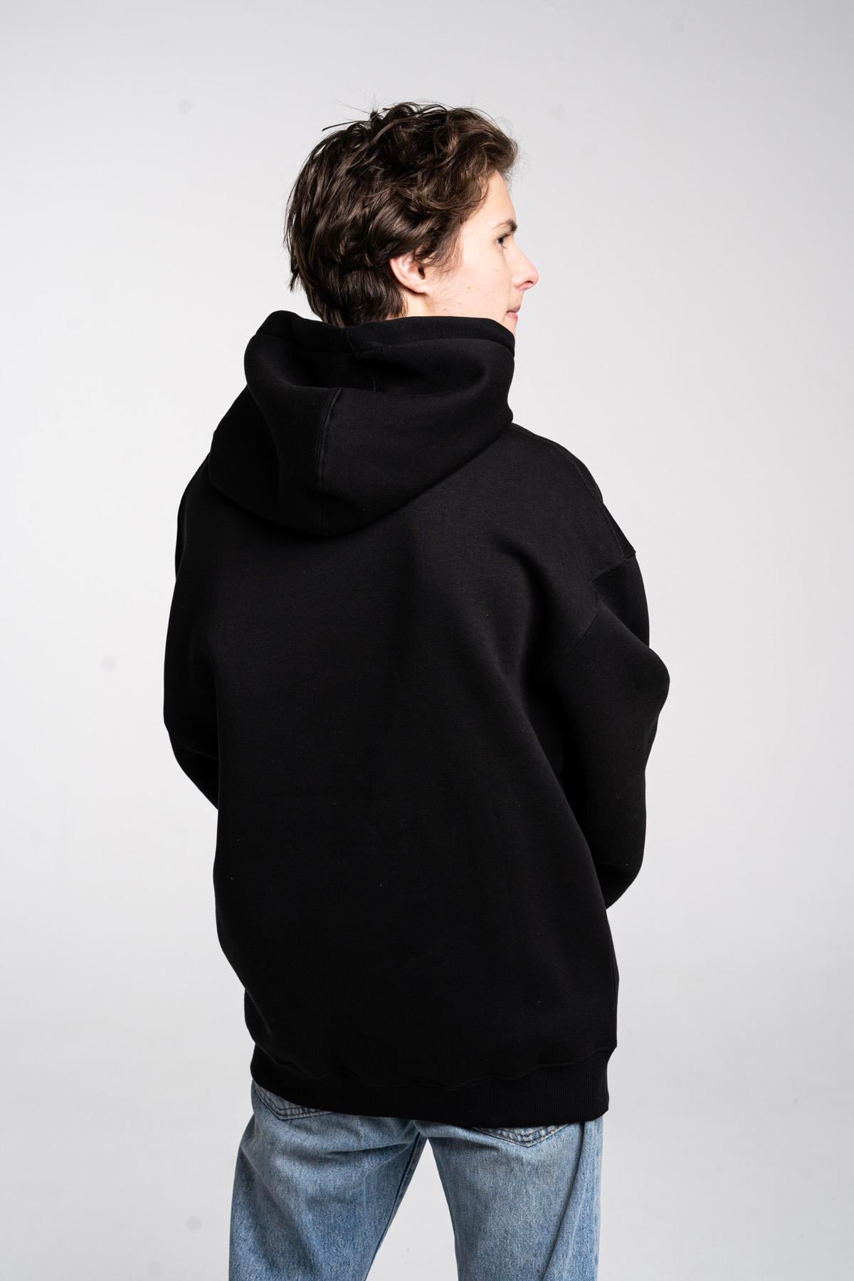 Trendiz Unisex Shake By Sweatshirt Hoodie Siyah