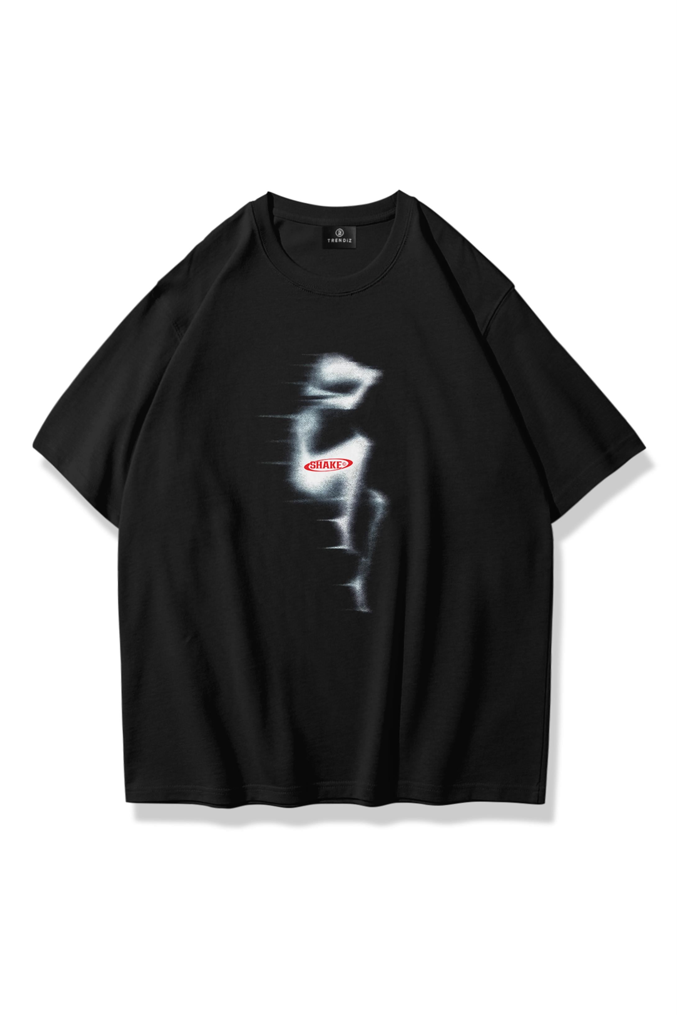 Trendiz Unisex Shake Tshirt Siyah