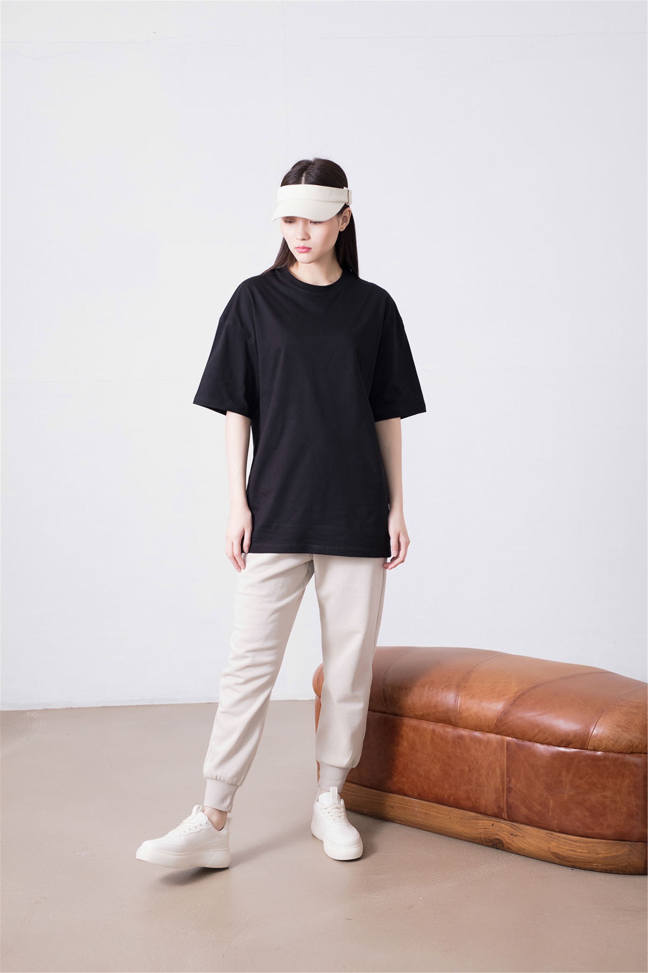 Trendiz Unisex Siyah Basic Tshirt