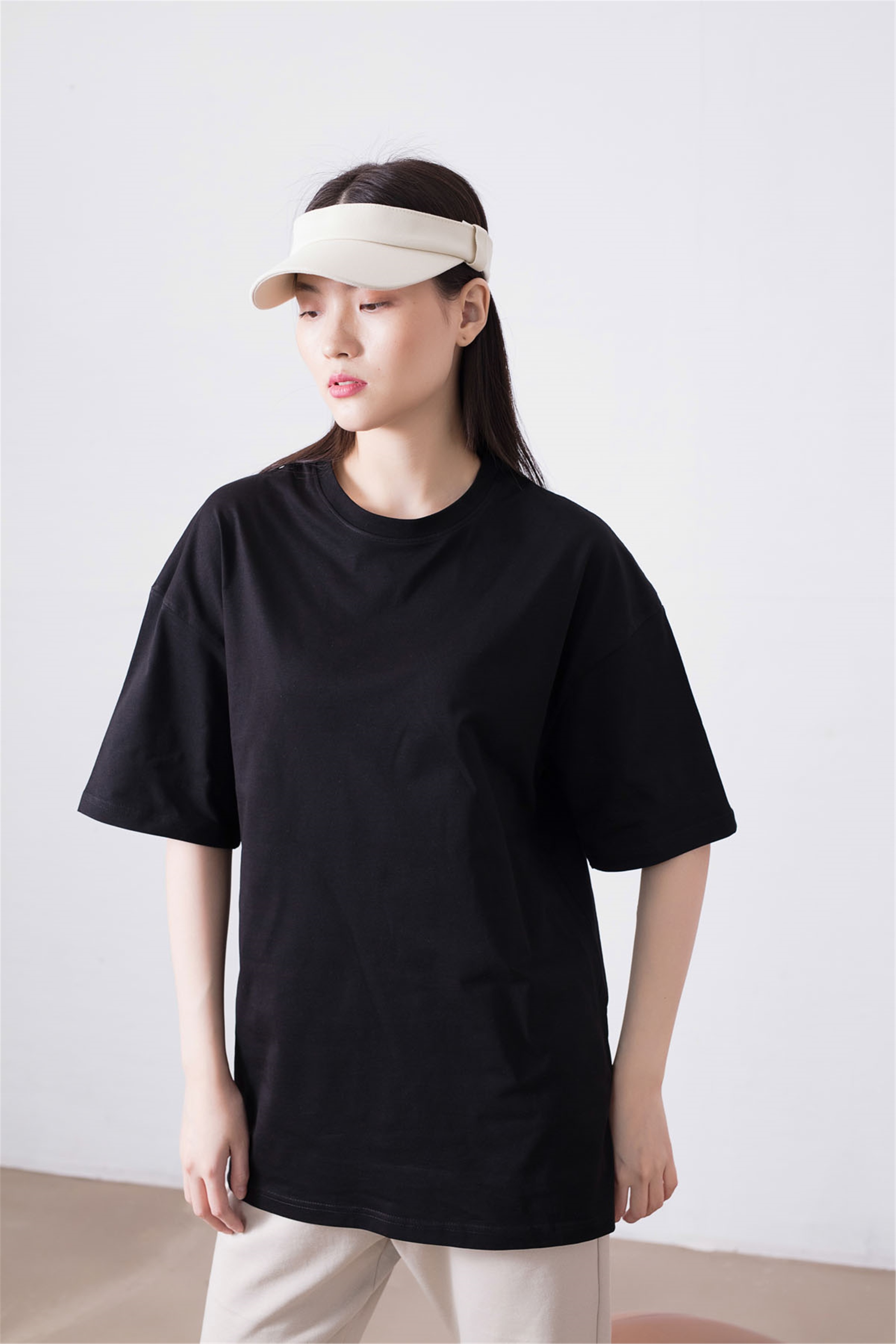 Trendiz Unisex Siyah Basic Tshirt