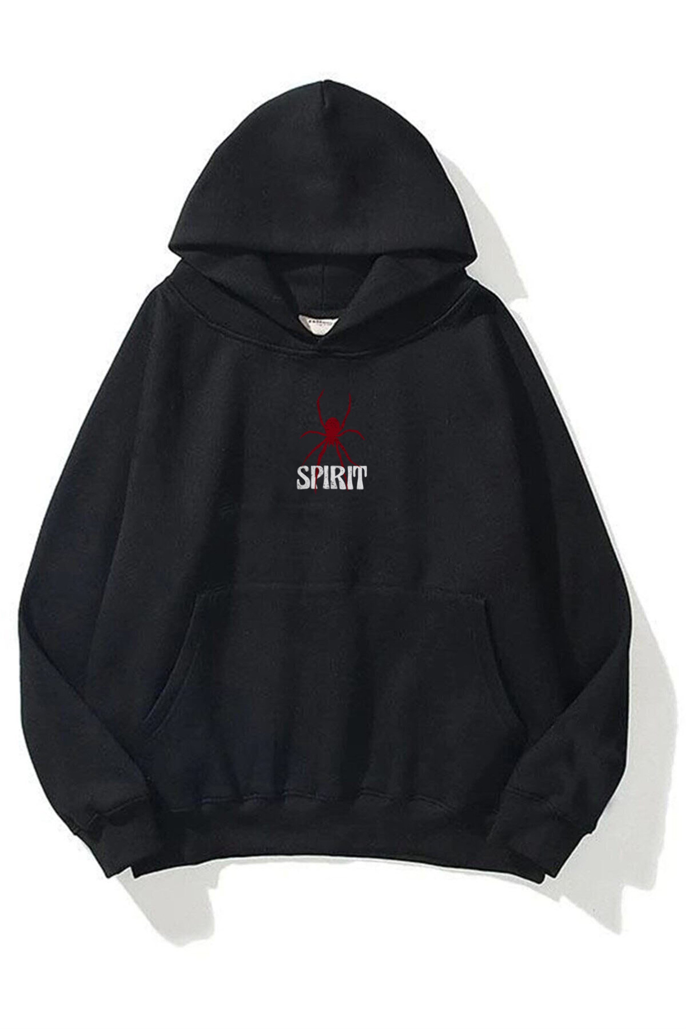 Trendiz Unisex Spirit Sweatshirt Hoodie Siyah
