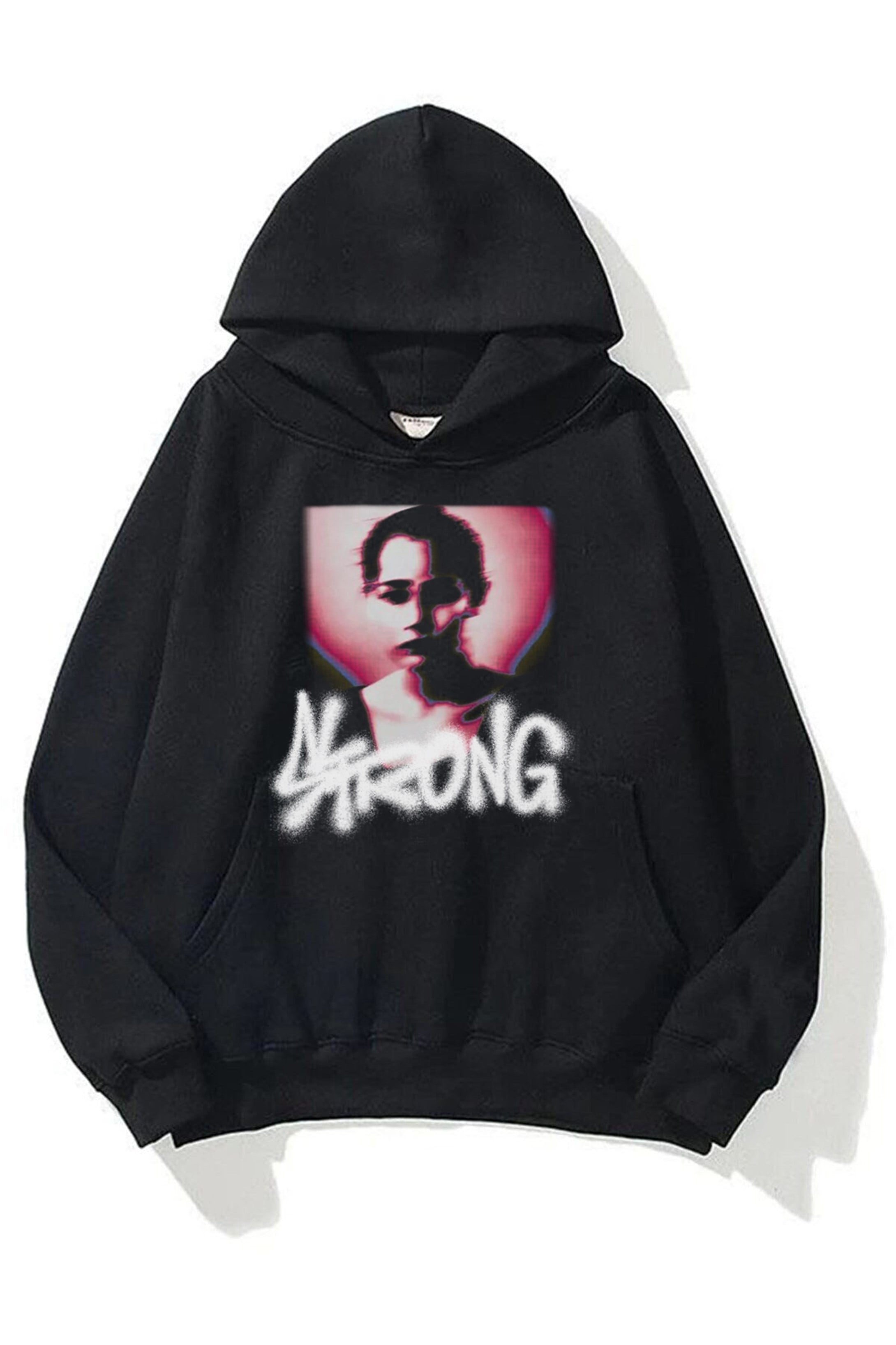 Trendiz Unisex Strong Sweatshirt Hoodie Siyah
