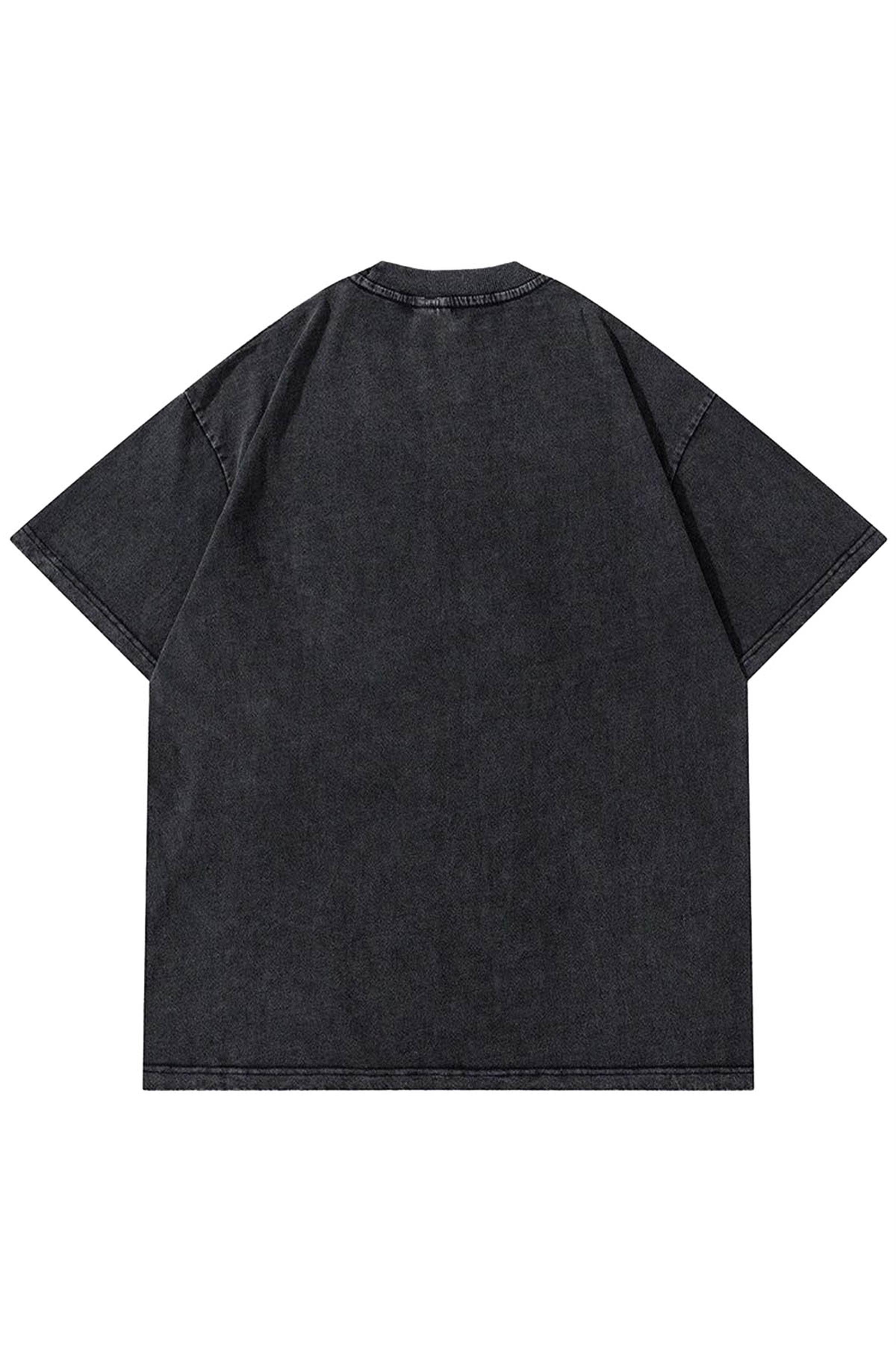 Trendiz Unisex Strong Yıkamalı Tshirt 