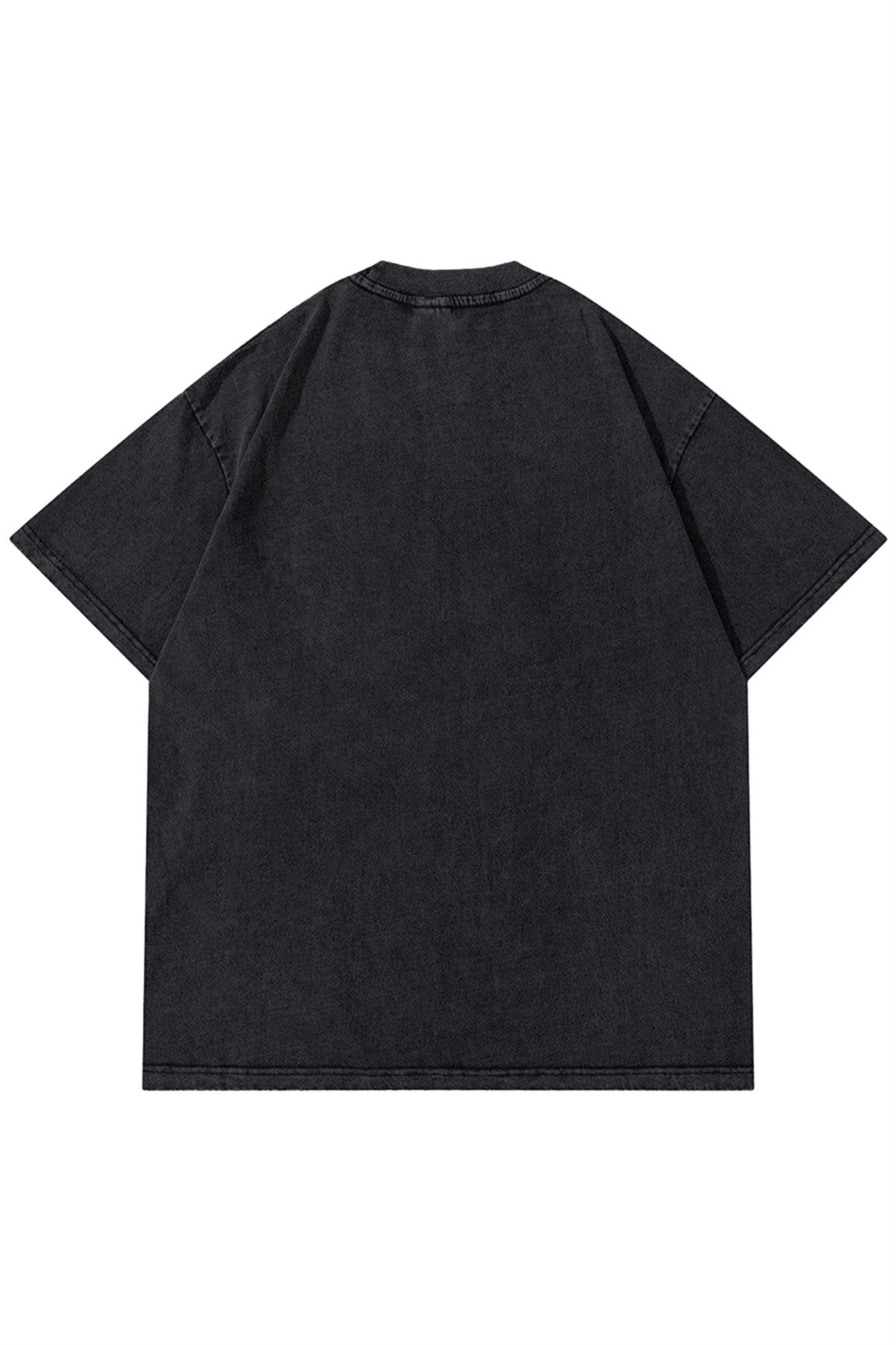 Trendiz Unisex Suicide Bear Yıkamalı Antasit Tshirt