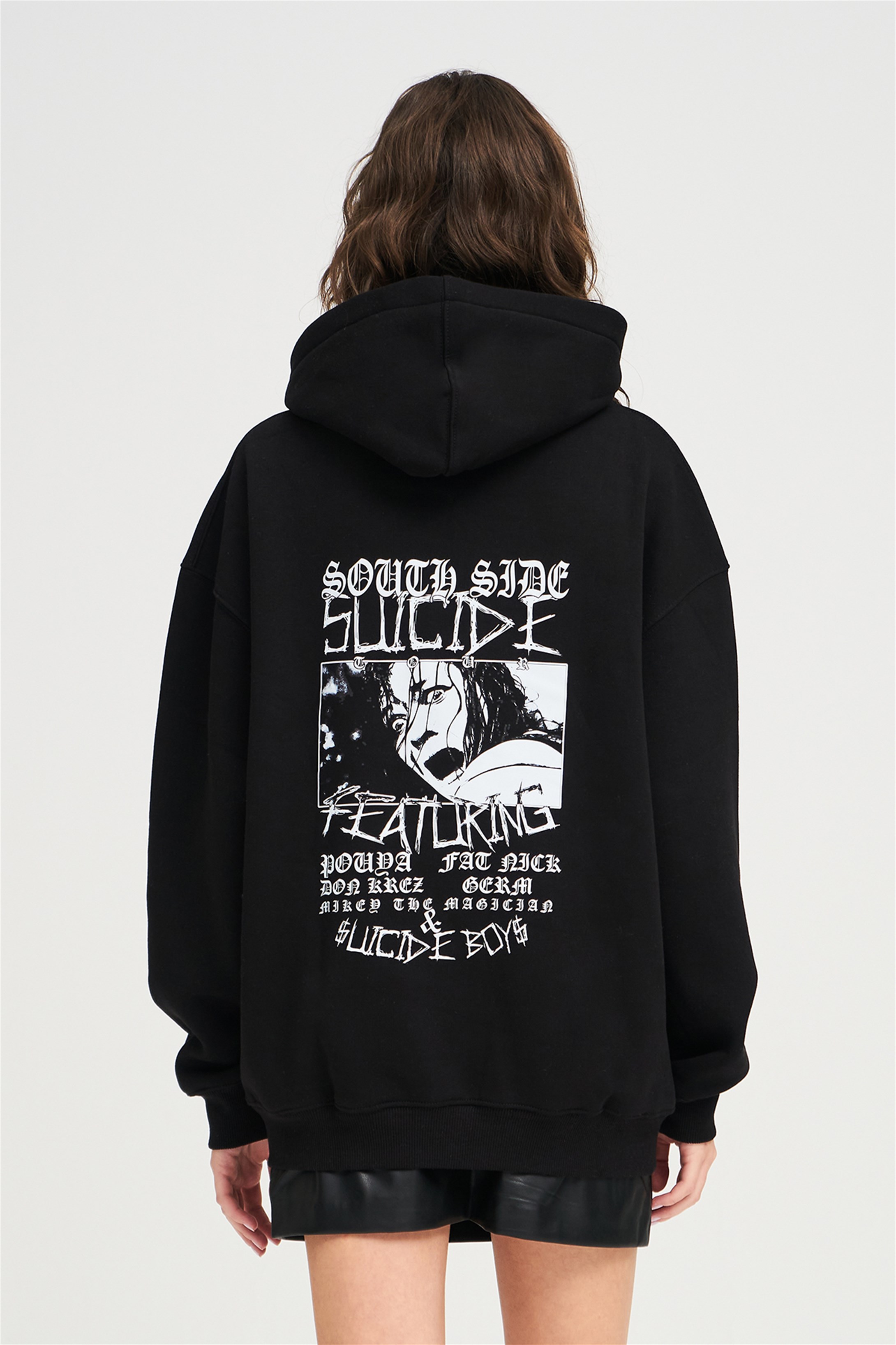 Trendiz Unisex Suicideboys South Side Siyah Sweatshirt Hoodie