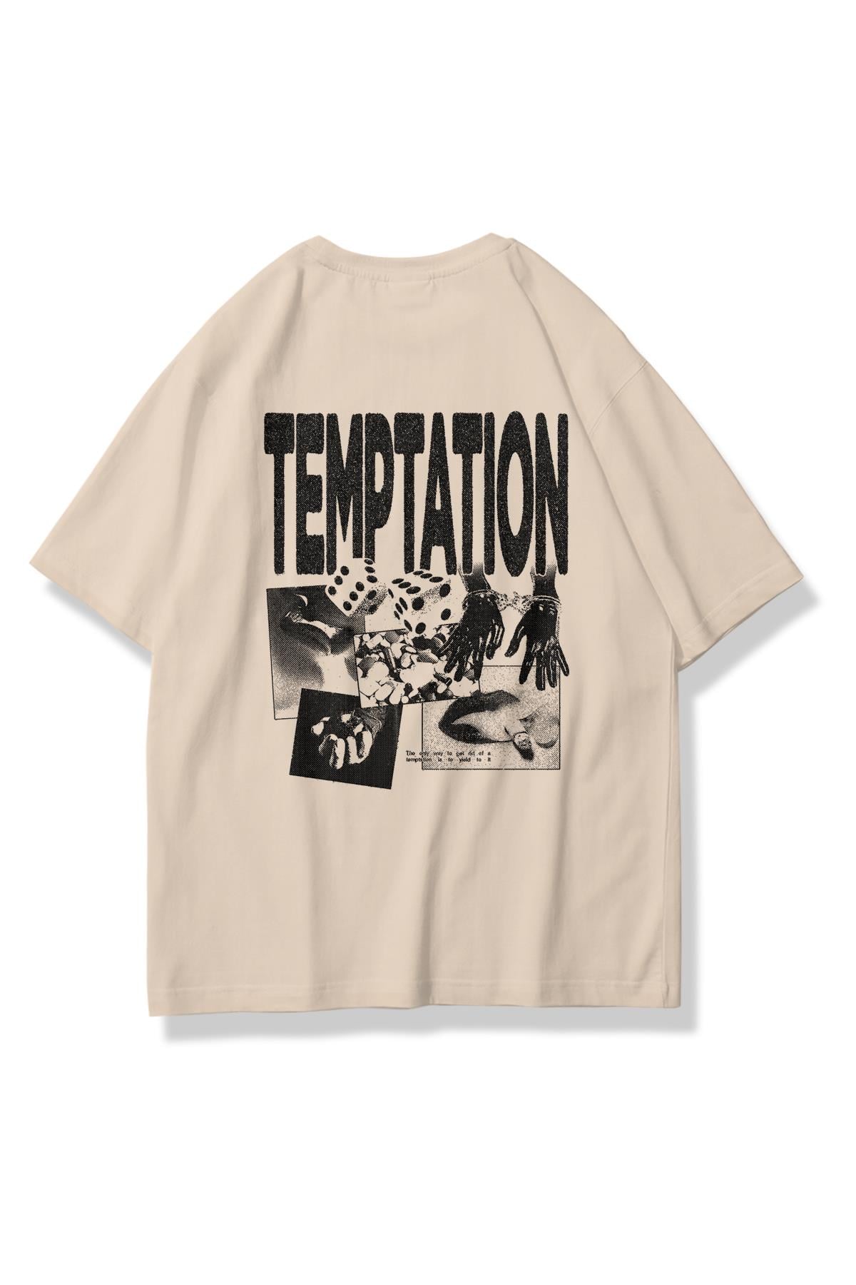 Trendiz Unisex Temptation Tshirt Taş
