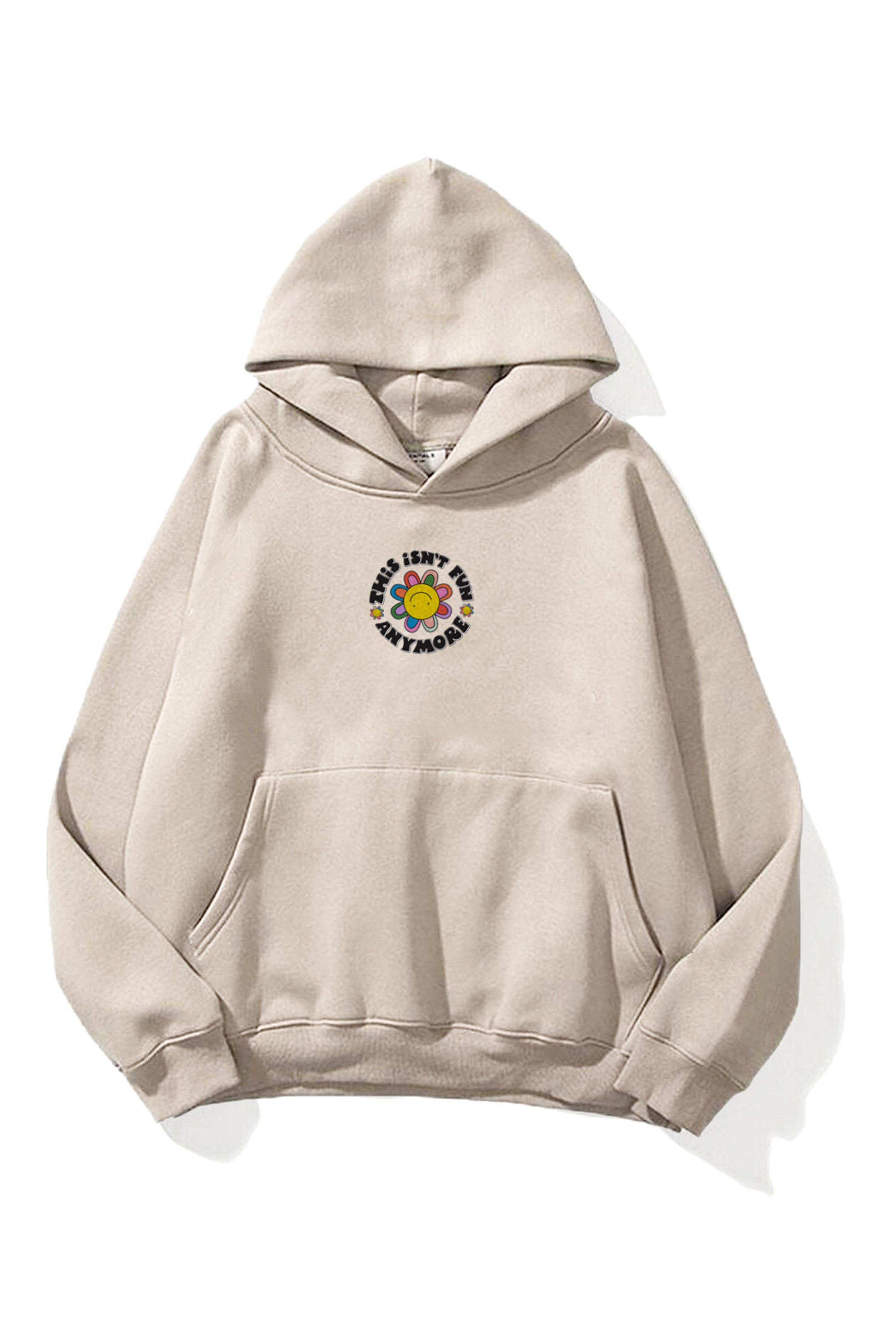Trendiz Unisex This İsnt Fun Sweatshirt Hoodie Taş