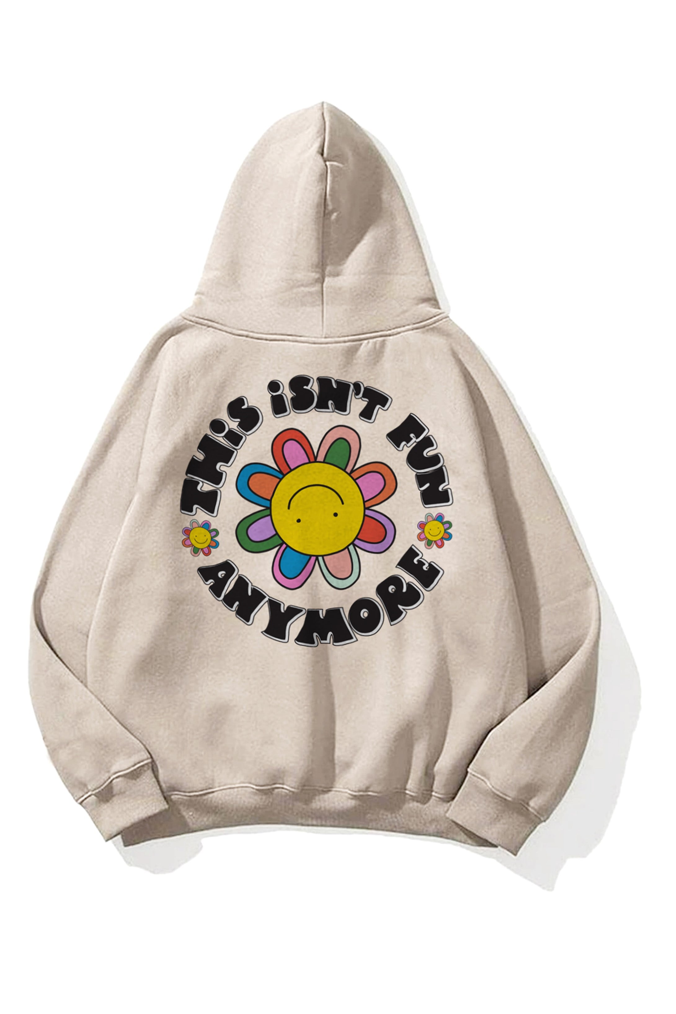 Trendiz Unisex This İsnt Fun Sweatshirt Hoodie Taş
