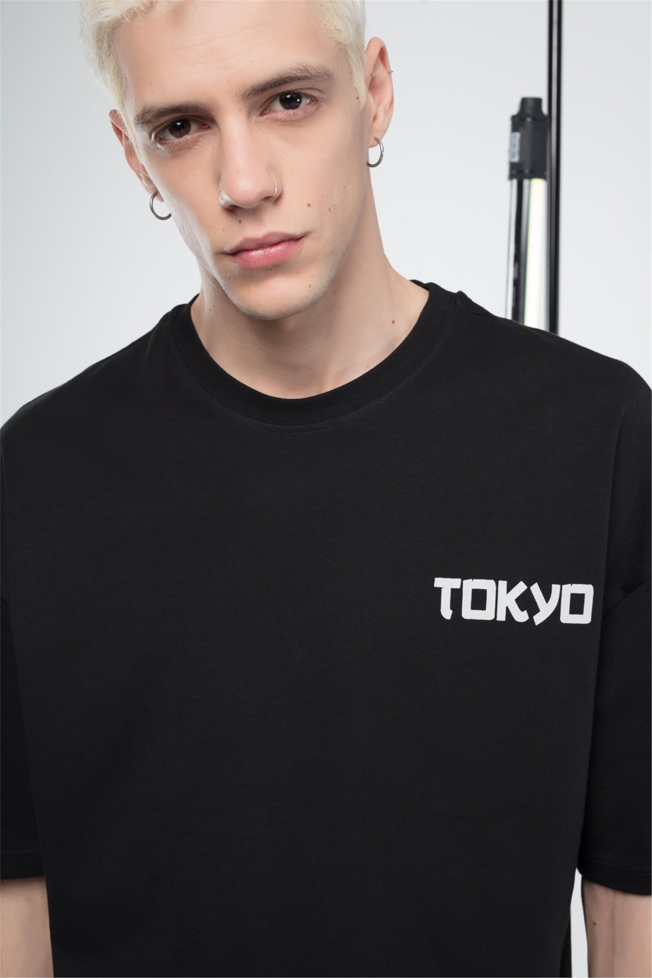 Trendiz Erkek Tokyo Tshirt Siyah