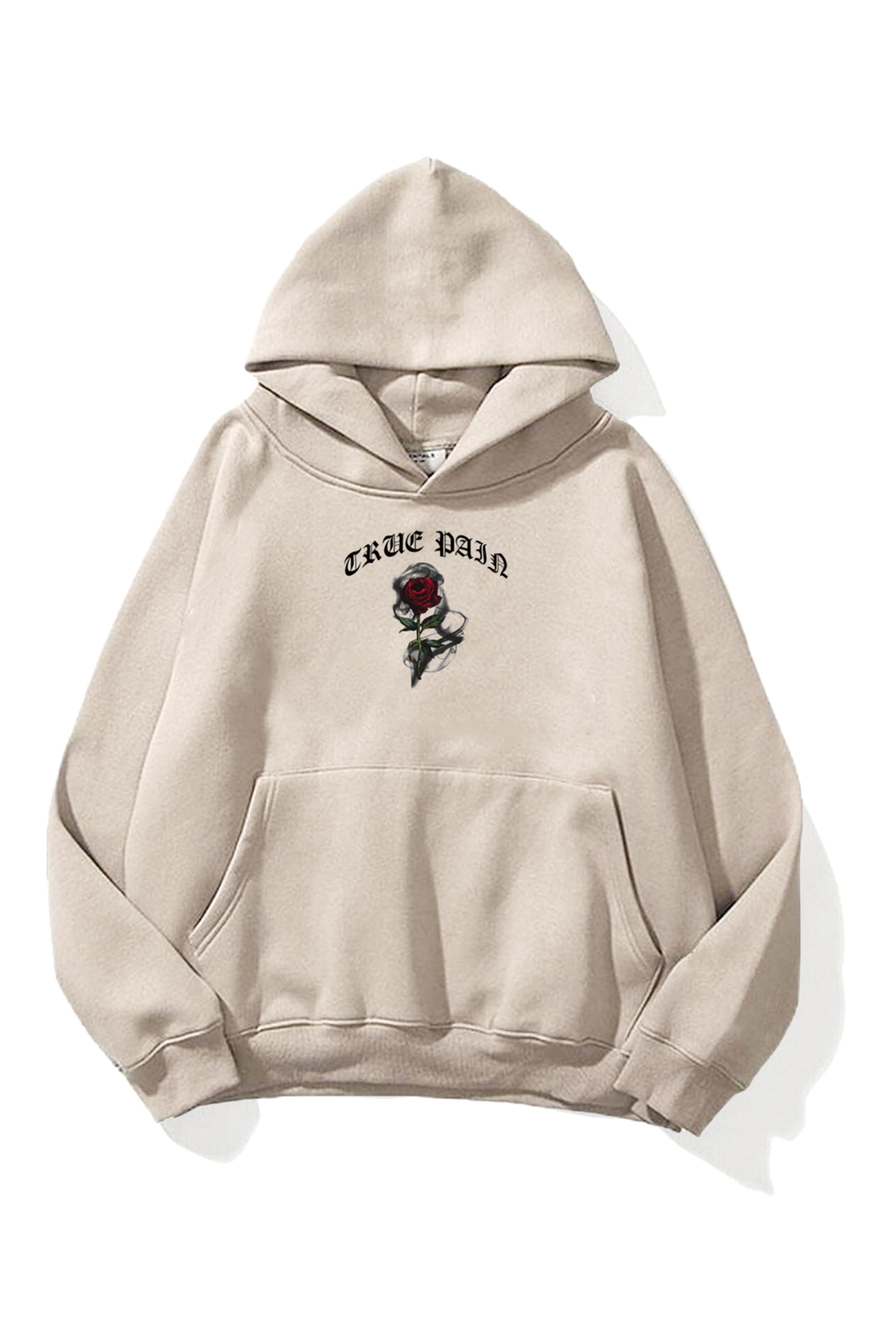 Trendiz Unisex True Pain Sweatshirt Hoodie Taş