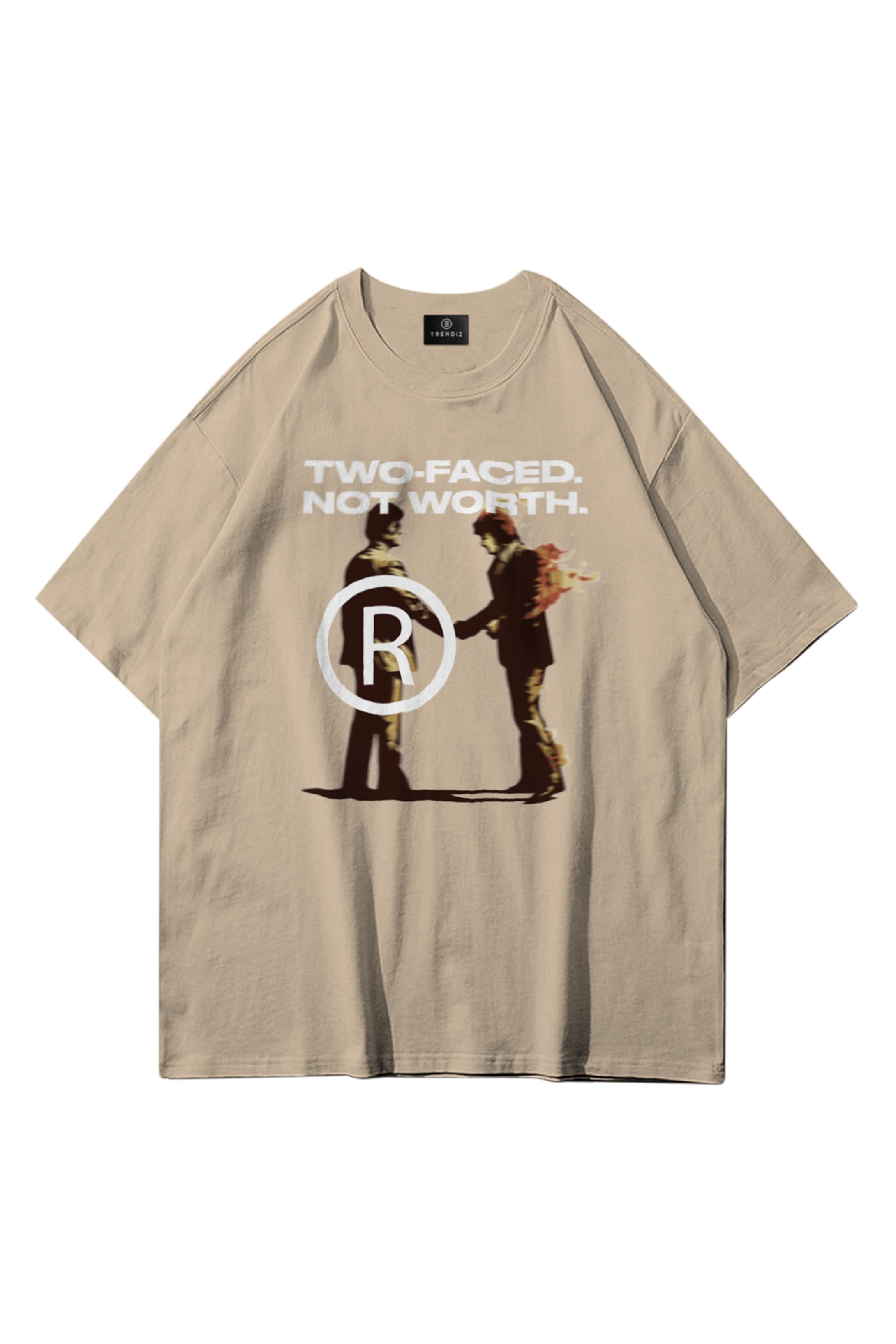 Trendiz Unisex Two Faced Tshirt Taş